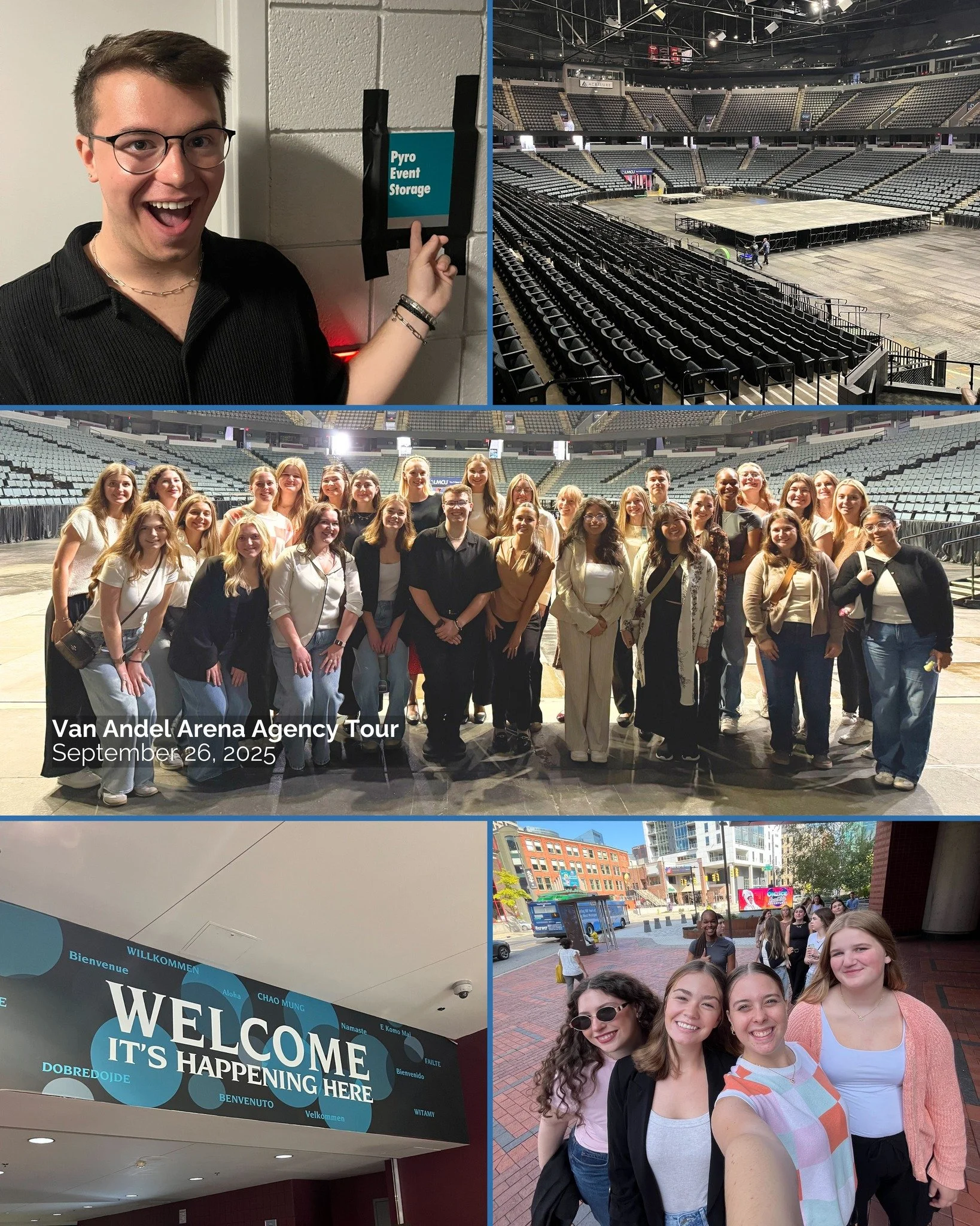 Thank you to everyone who joined us for our agency tour at Van Andel Arena! 🎤 We loved getting a behind-the-scenes look at their PR + Communications work and learning more about opportunities in the industry. 💼