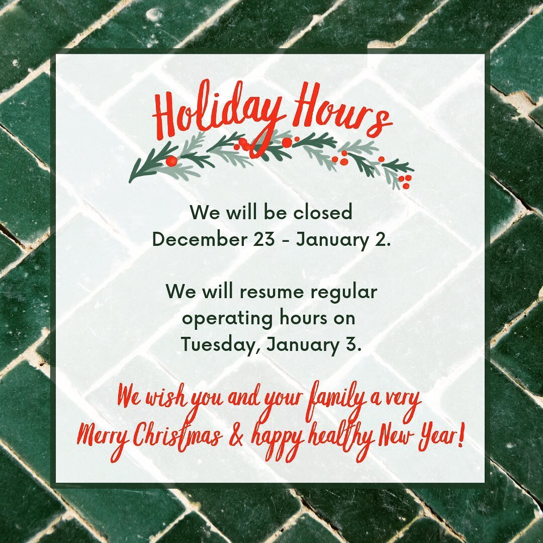 Just an update to all our customers regarding our holiday hours. We will be allowing our staff to take some time and enjoy some family time before we start fresh in 2023. Merry Christmas and happy New Year! #northerntile #holidays #holidayhours #happ