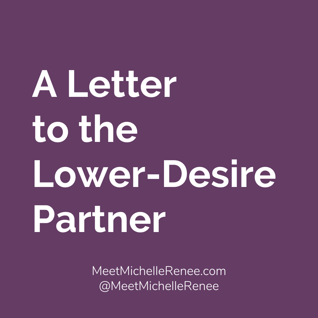 A Letter to the Lower-Desire Partner