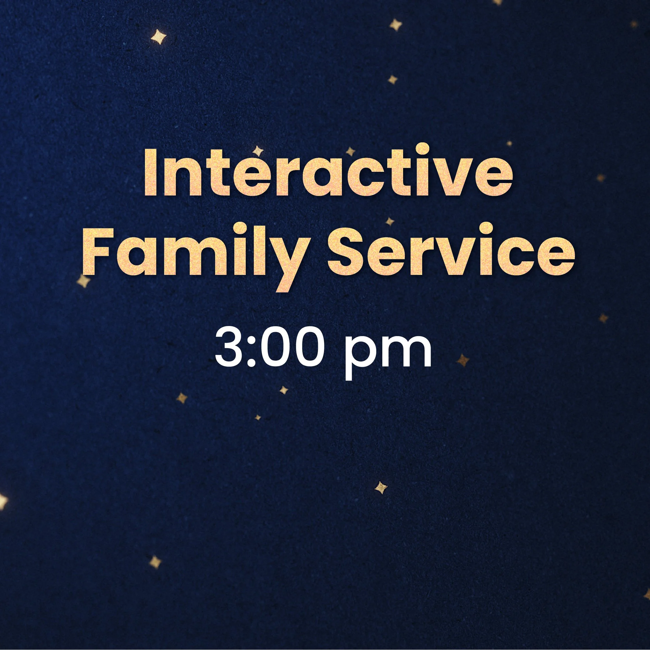 Christmas Eve: Interactive Family Service
