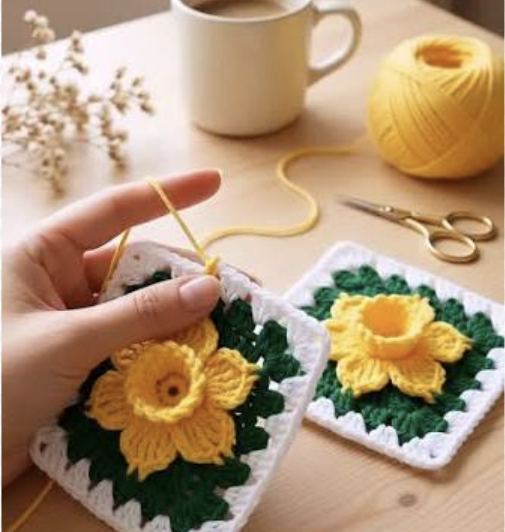 16th DECEMBER – 3D GRANNY SQUARES