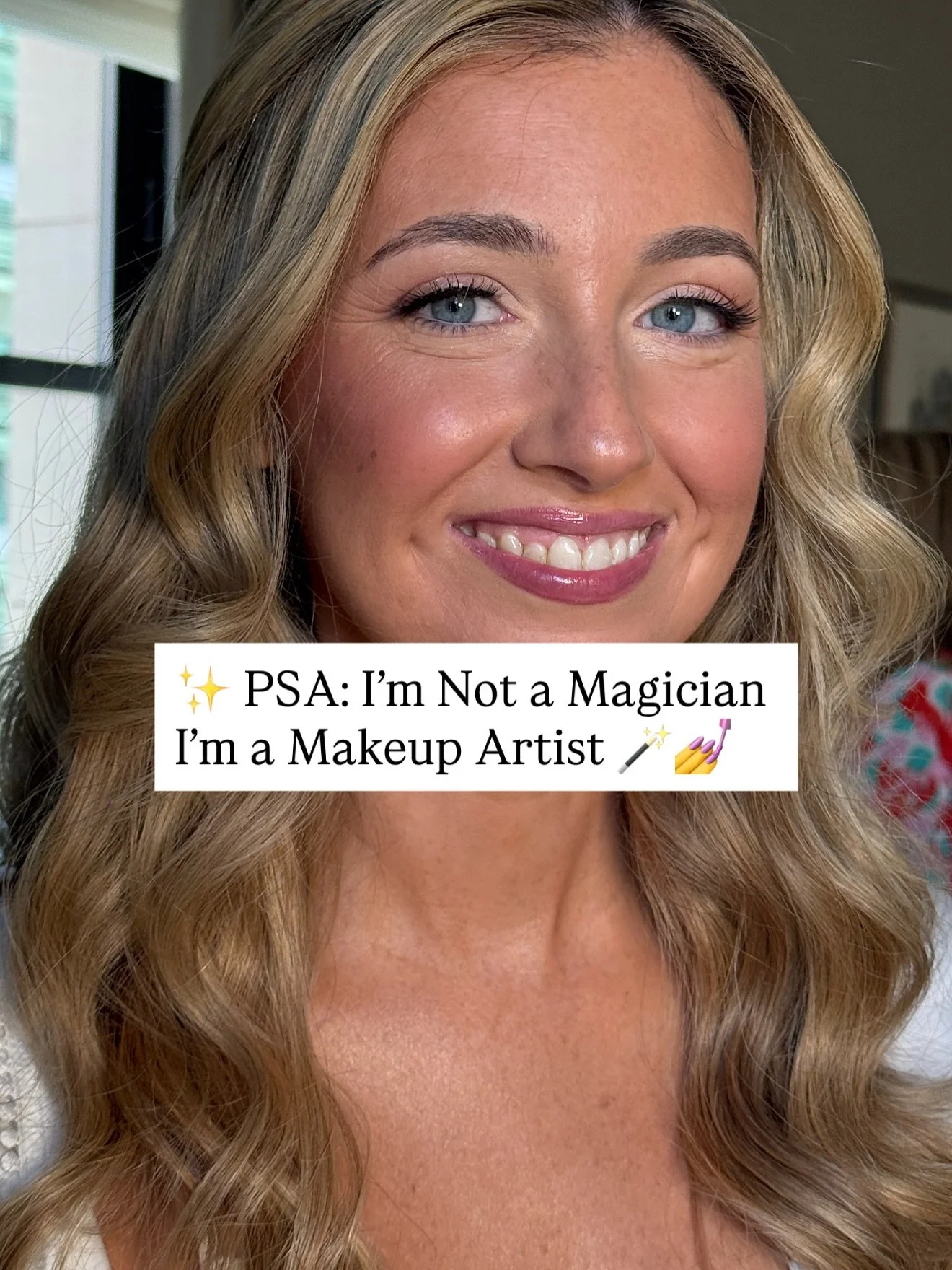 ✨ PSA: I&rsquo;m Not a Magician &mdash; I&rsquo;m a Makeup Artist 🪄💅
Brides, I love you but there are a few last-minute beauty decisions even the best makeup can&rsquo;t undo. 😅

Let&rsquo;s avoid the panic and keep your glam stress-free by NOT do