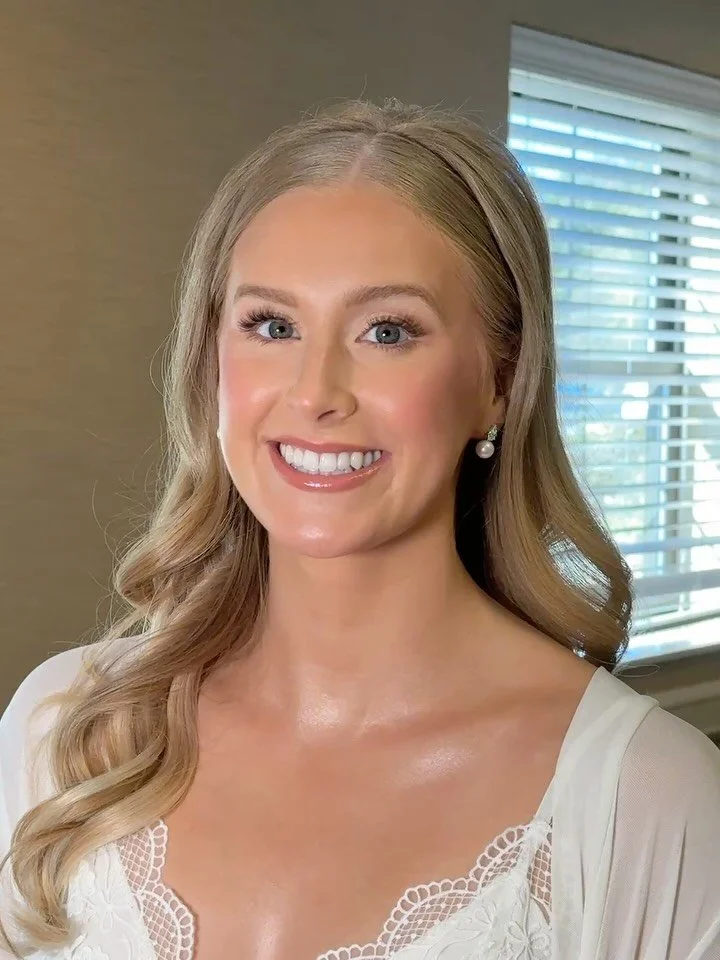 Dena came to me with a vision for her wedding&mdash;fresh, delicate, and most importantly, looking like her best self. She had gotten her makeup done before and didn&rsquo;t have the best experience, so I wanted to make sure she loved everything I ap