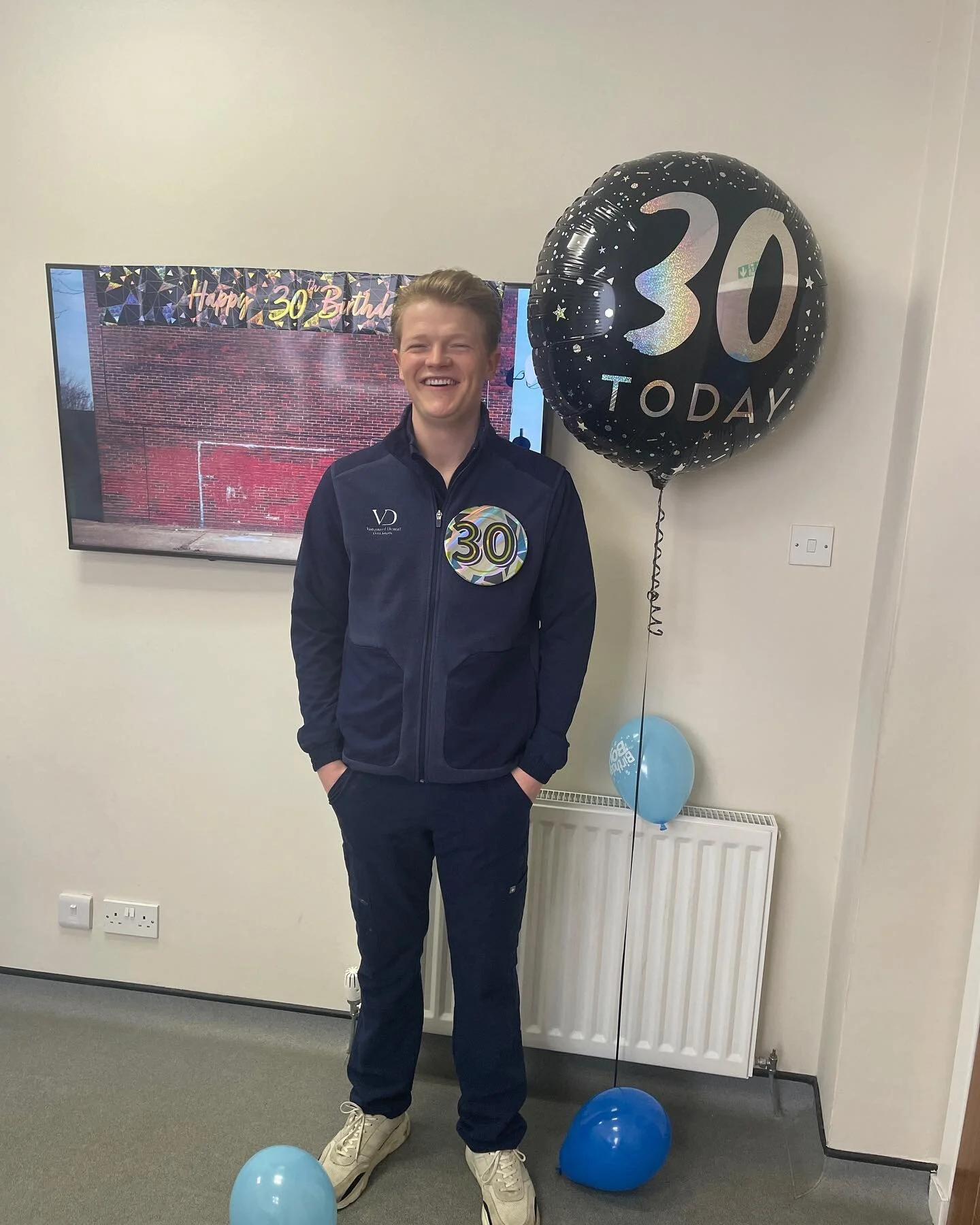 Celebrating turning 30 with the best team! 🎈 🎂 🥳