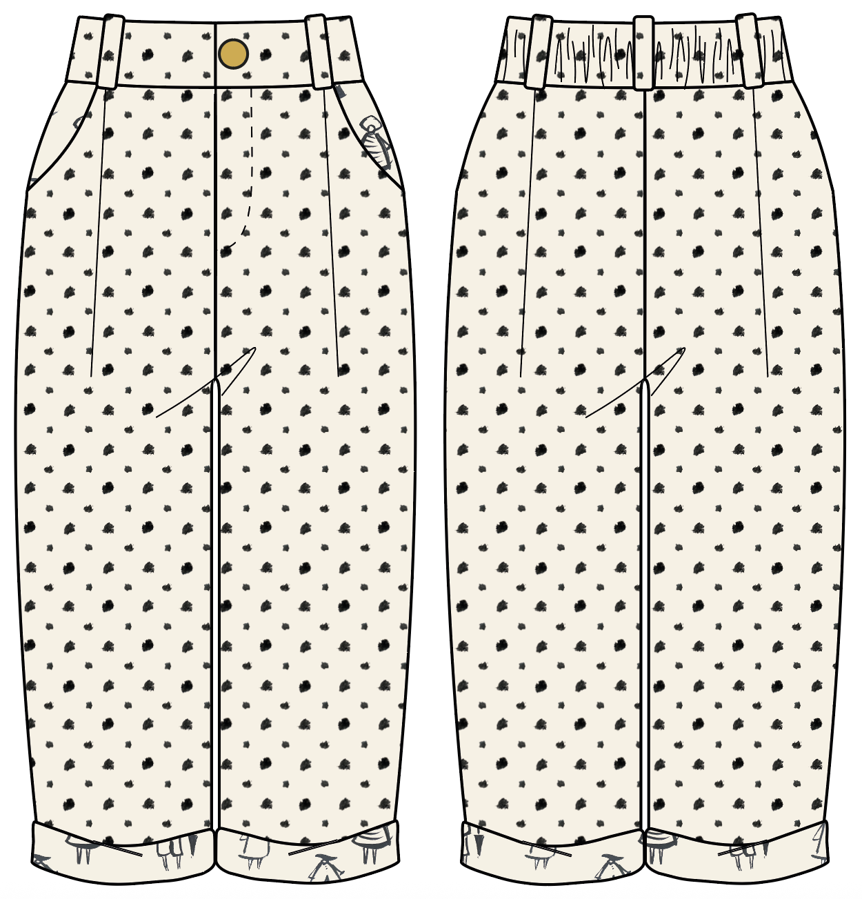 PLEASANT PANT - SPOT