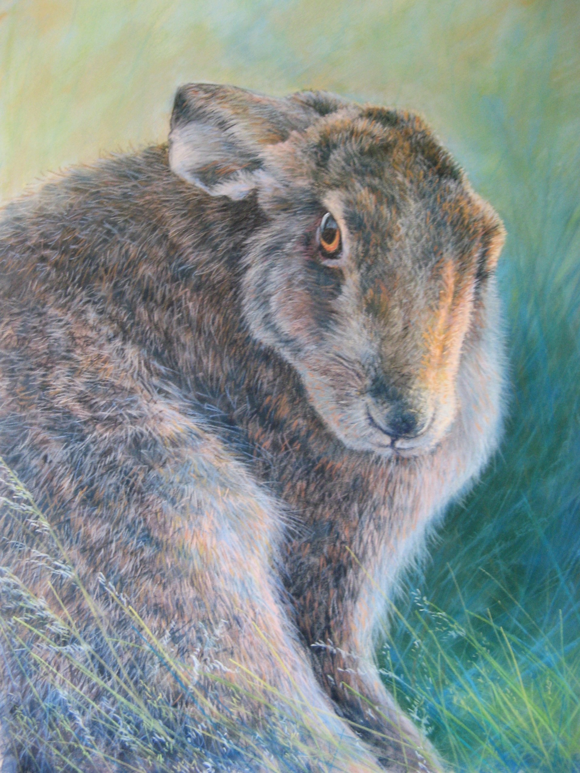 Demonstrating animals in acrylics/mixed media with Dennis Oakes