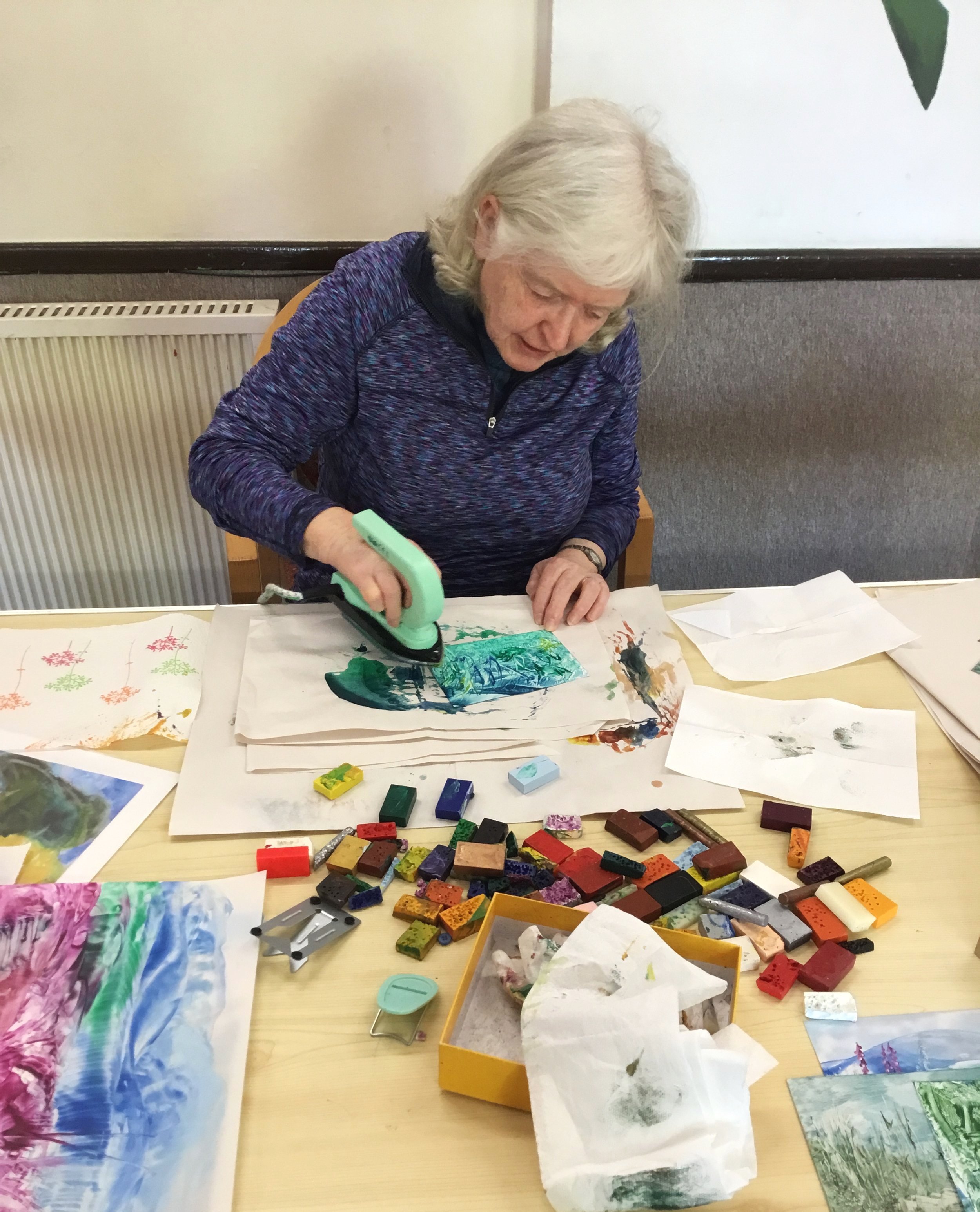 Encaustic Painting with Christina Spencer