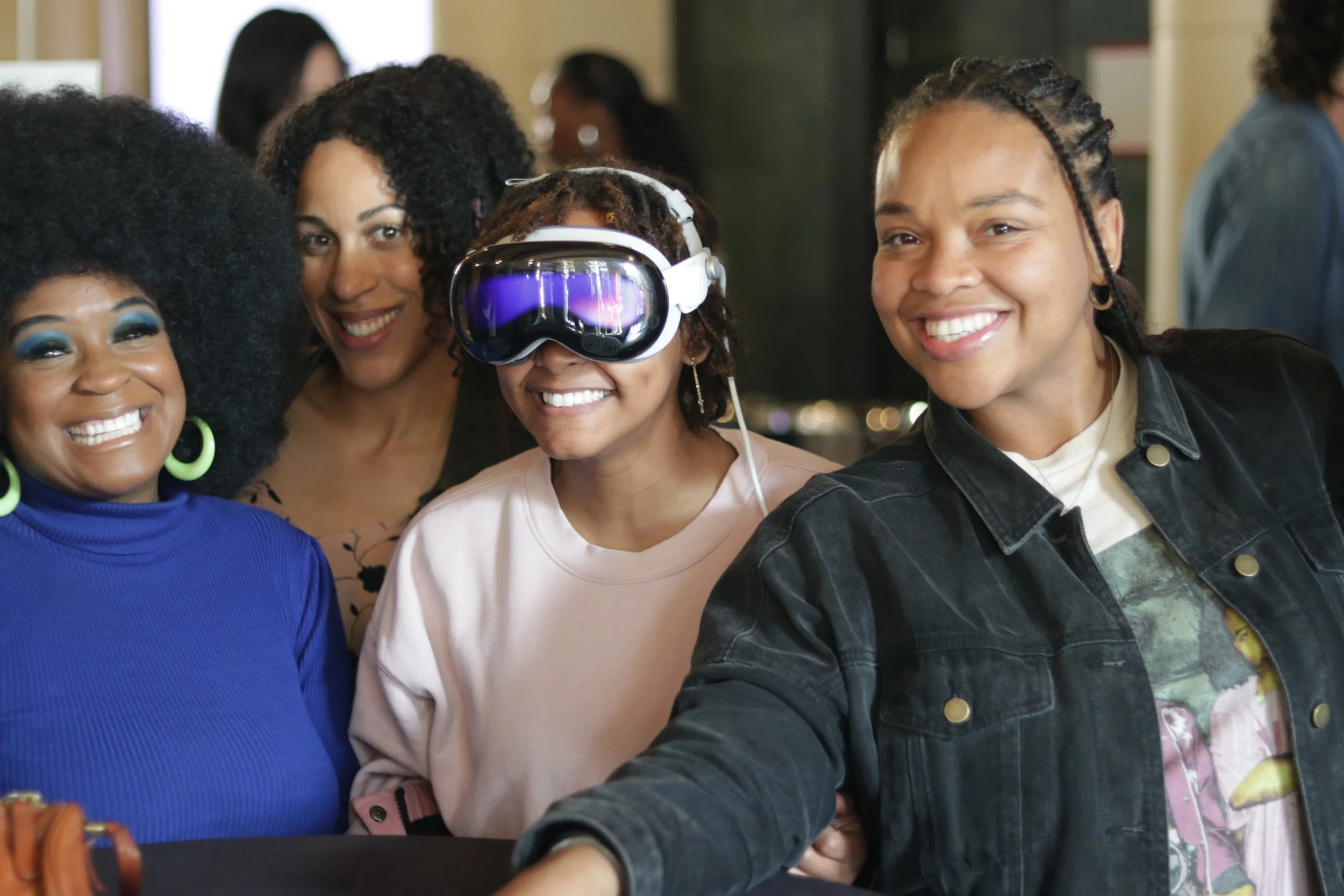 The 2025 Ganek Showcase in the SCI Lobby featured SCA students presenting cutting-edge Virtual Production projects to faculty, peers, and invited guests.