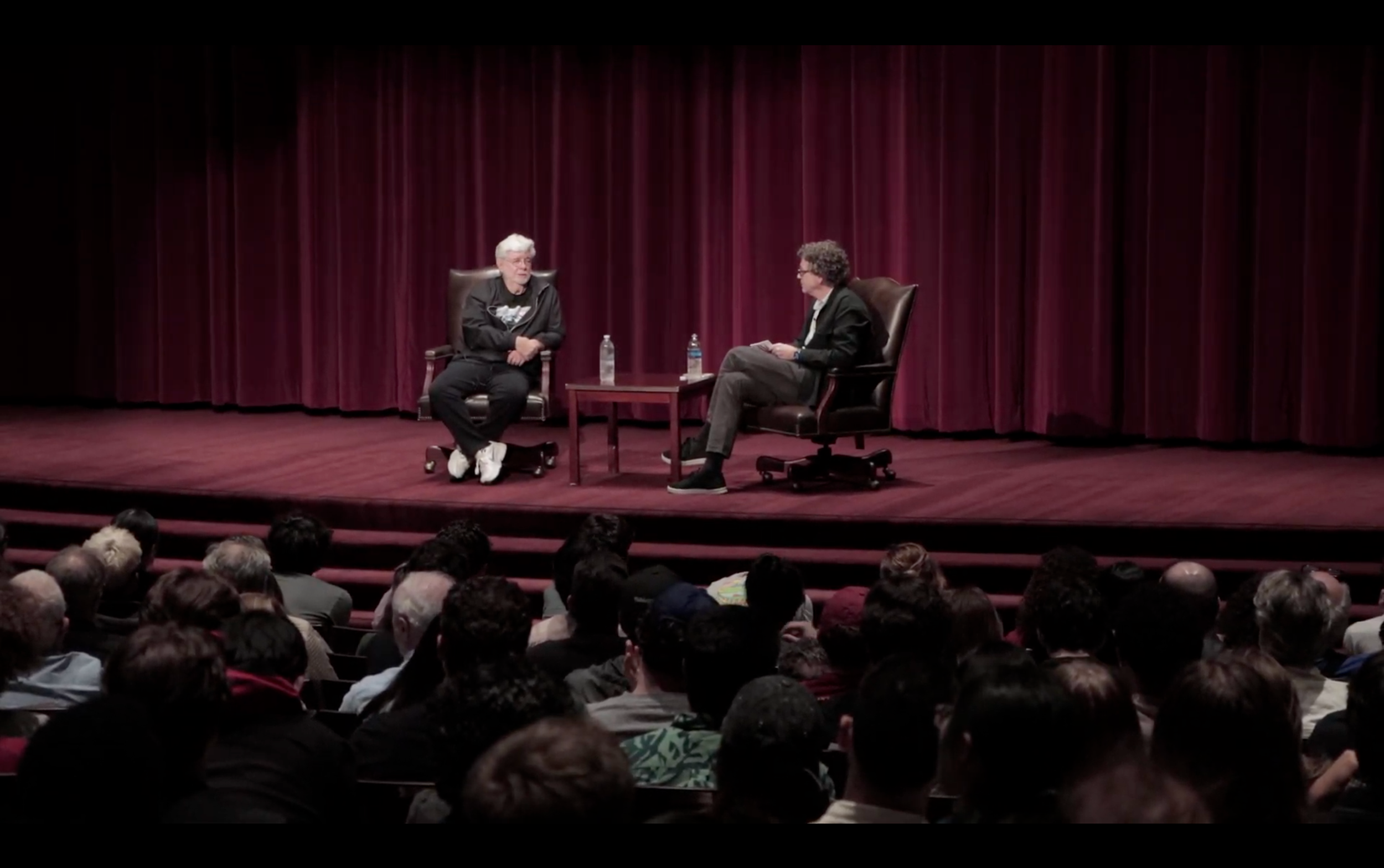George Lucas visits the Fall 2025 Star Wars Phenomenon class for a conversation with Professor J.D. Connors and students.