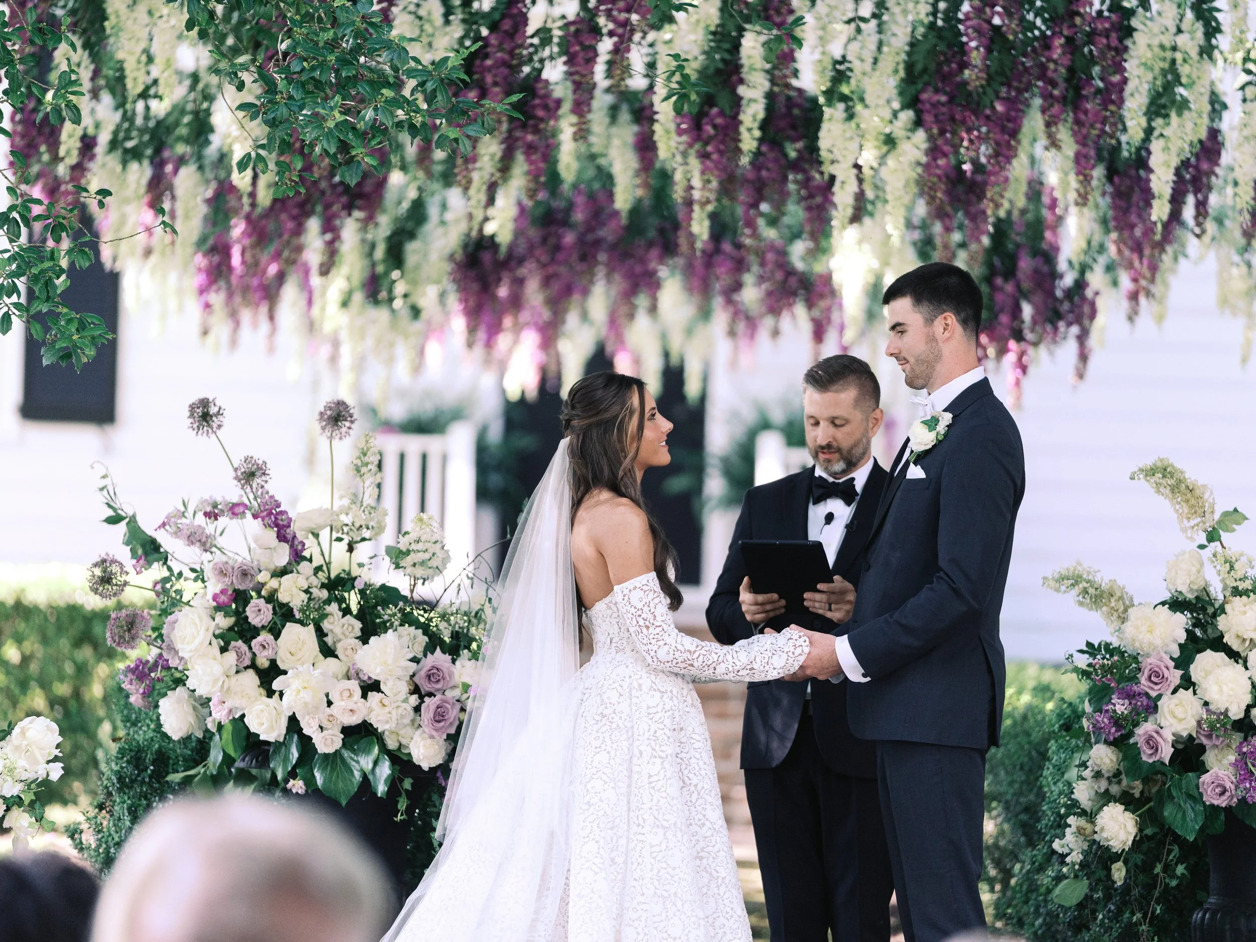 Under the wisteria: Charlotte &amp; Blake’s Enchanted Garden Wedding