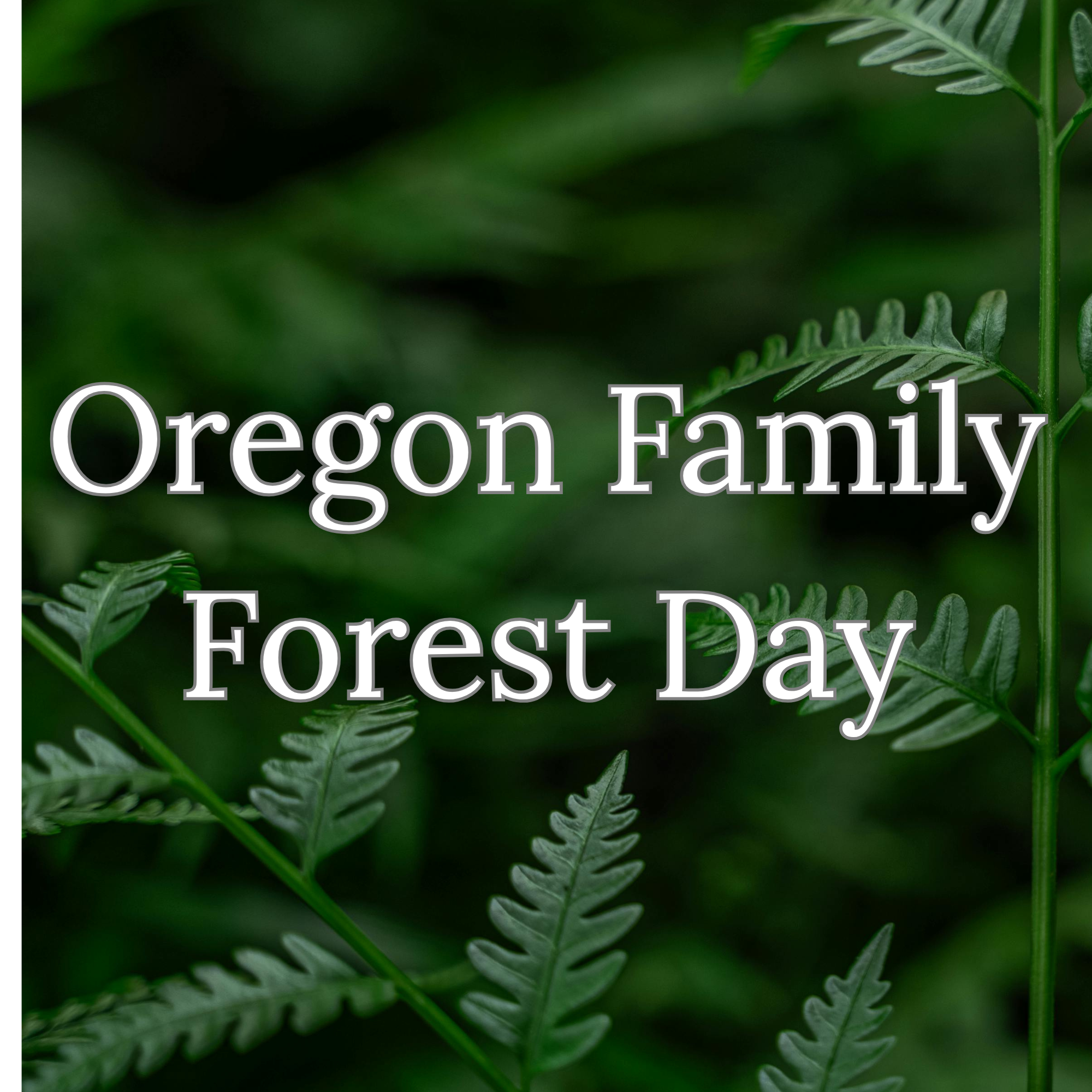 Oregon Family Forest Day - Friday, June 26