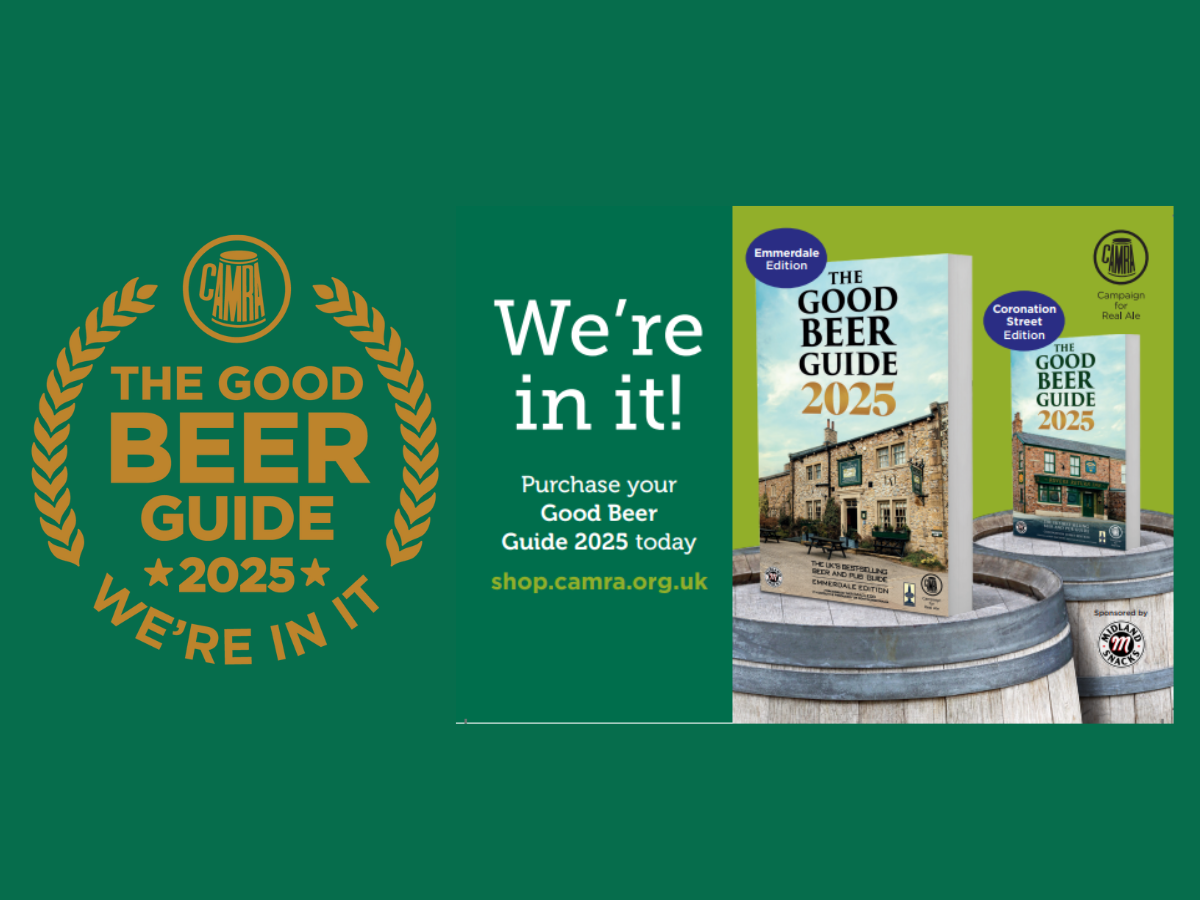 The Good Beer Guide 2025 - We’re in it again!