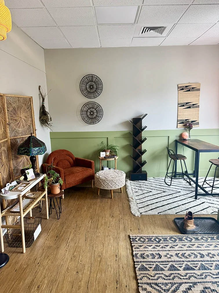 Interior view of community space right side