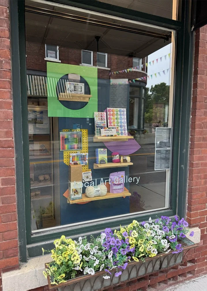Left window display with product - June refresh 2025