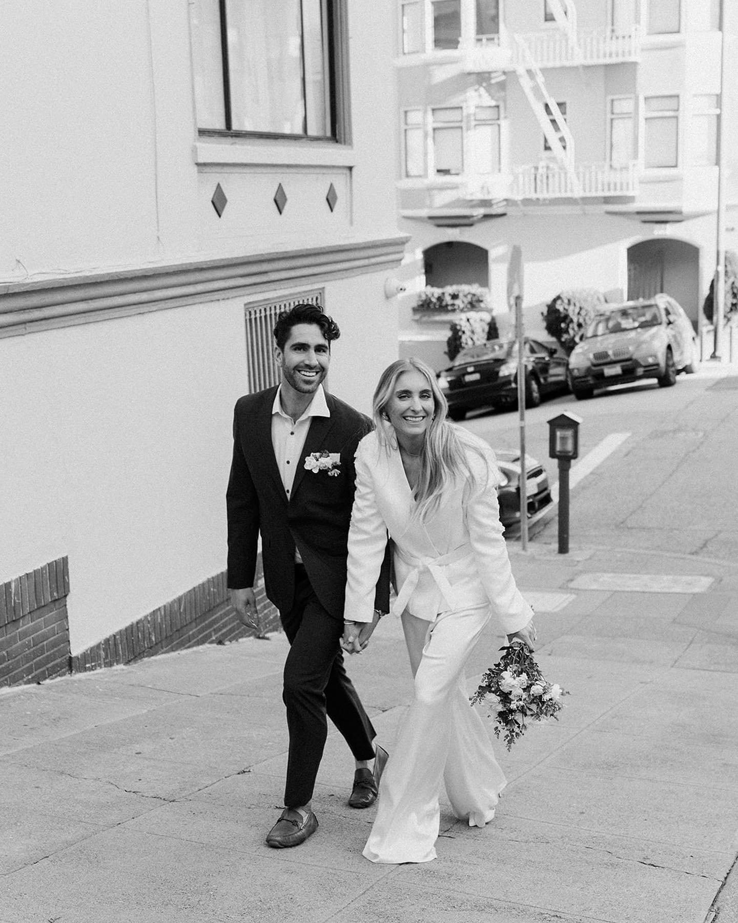Alyssa and Andy, shot by Torez last year in San Francisco.

Couple: @lysssbomb @schuloosse 
Photography: @torezmarguerite 

#kladek #sfbride #elopment #bridalsuits #modernbride #cityhallwedding #californiawedding #sfwedding #destinationwedding