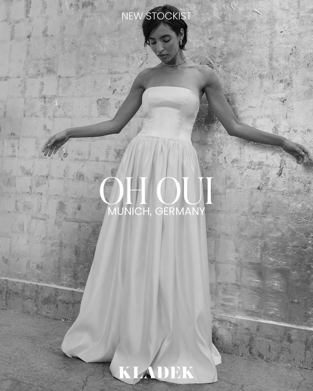 NEW STOCKIST &mdash; MUNICH, GERMANY

We&rsquo;re beyond thrilled to share that Kladek is now available at @ohoui_bridal in Munich, Germany! A curated selection of our bridal pieces can be discovered in Alina&rsquo;s and Katharina&rsquo;s beautiful b