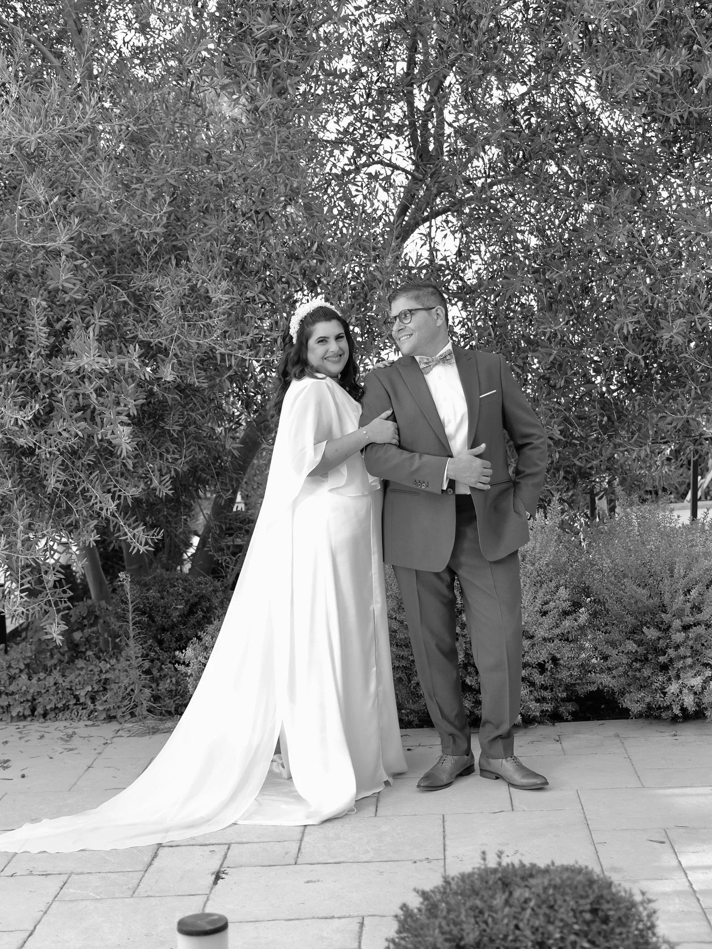 REAL BRIDE // Luce &amp; Bashar 

Luce chose the HARPER gown and completed her ceremony look with a custom silk georgette cape. 

Thank you my dearest Luce for letting us be part of your special day in such a meaningful way. I loved, loved our shared