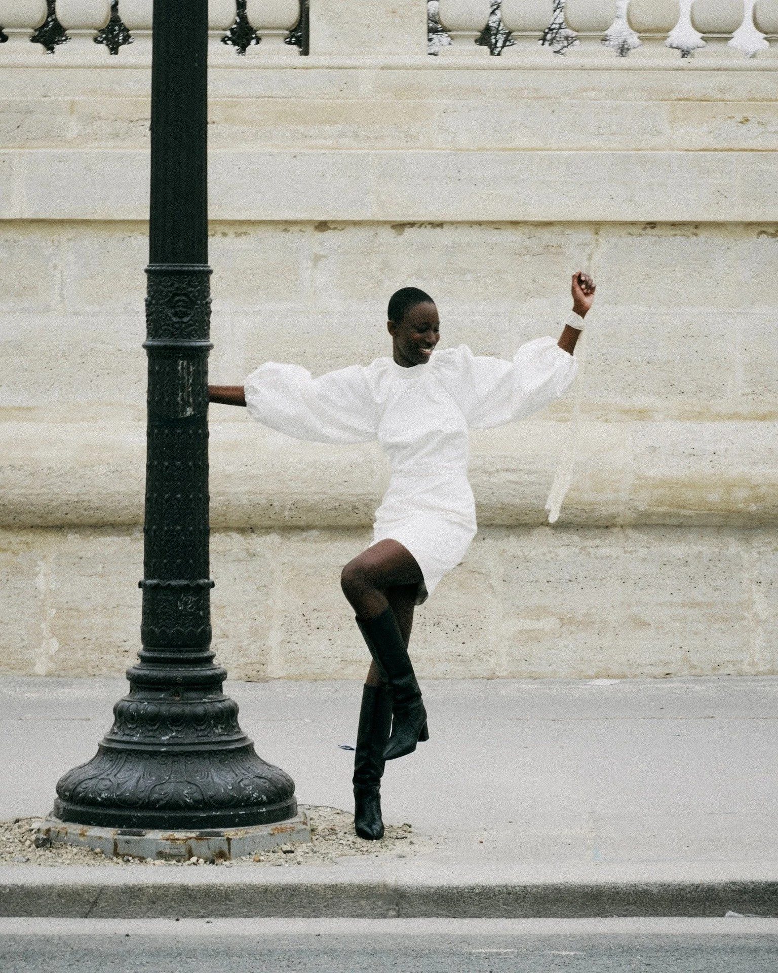 Hawa in Paris, shot by the talented @lara_ohl . Thank you very much dear Lara for including us in your beautiful feature!

Hawa wears the POPPY mini in taffeta.

Team: 
Photography: @lara_ohl
Stylist: @hilalihiba
HMUA: @anthony_morineau
Model: @hawa_