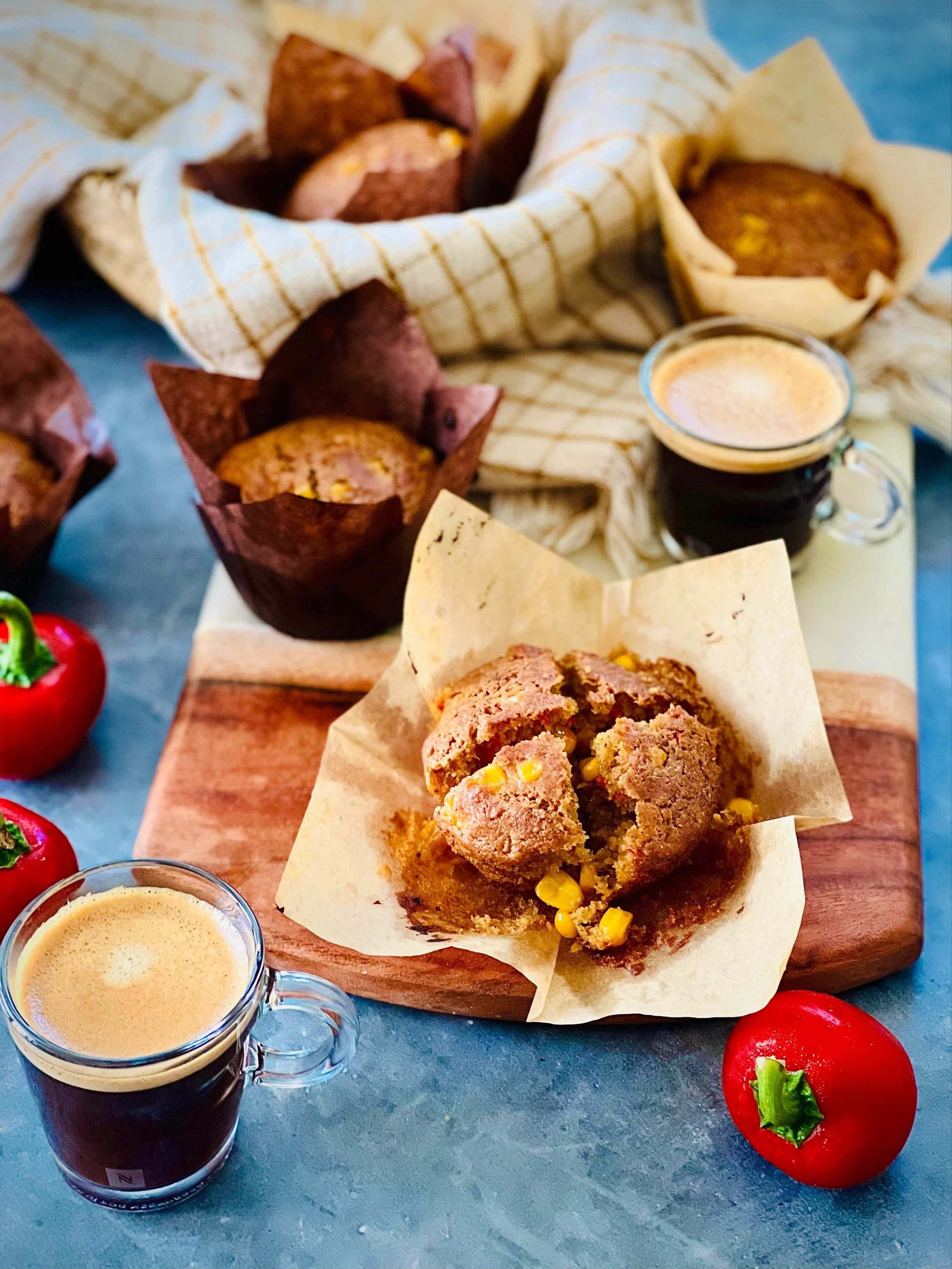 Brown Butter Allspice Cornbread Muffin