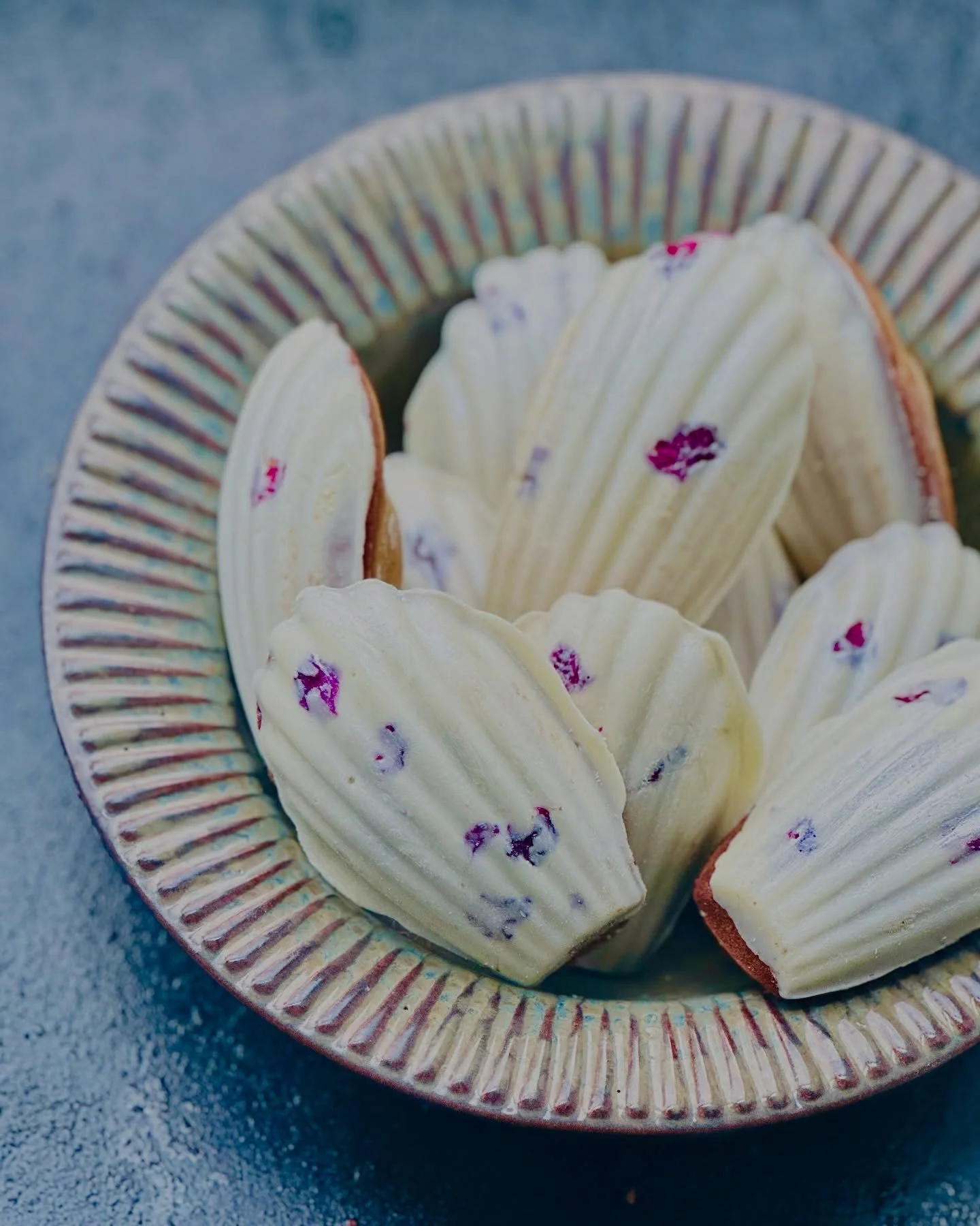 Happy Holi 🌸✨

This carousel features something especially close to my heart &mdash; Thandai Madeleines.

Thandai is the spiced, milk-based drink deeply associated with Holi in North India &mdash; traditionally made with almonds, fennel, poppy seeds
