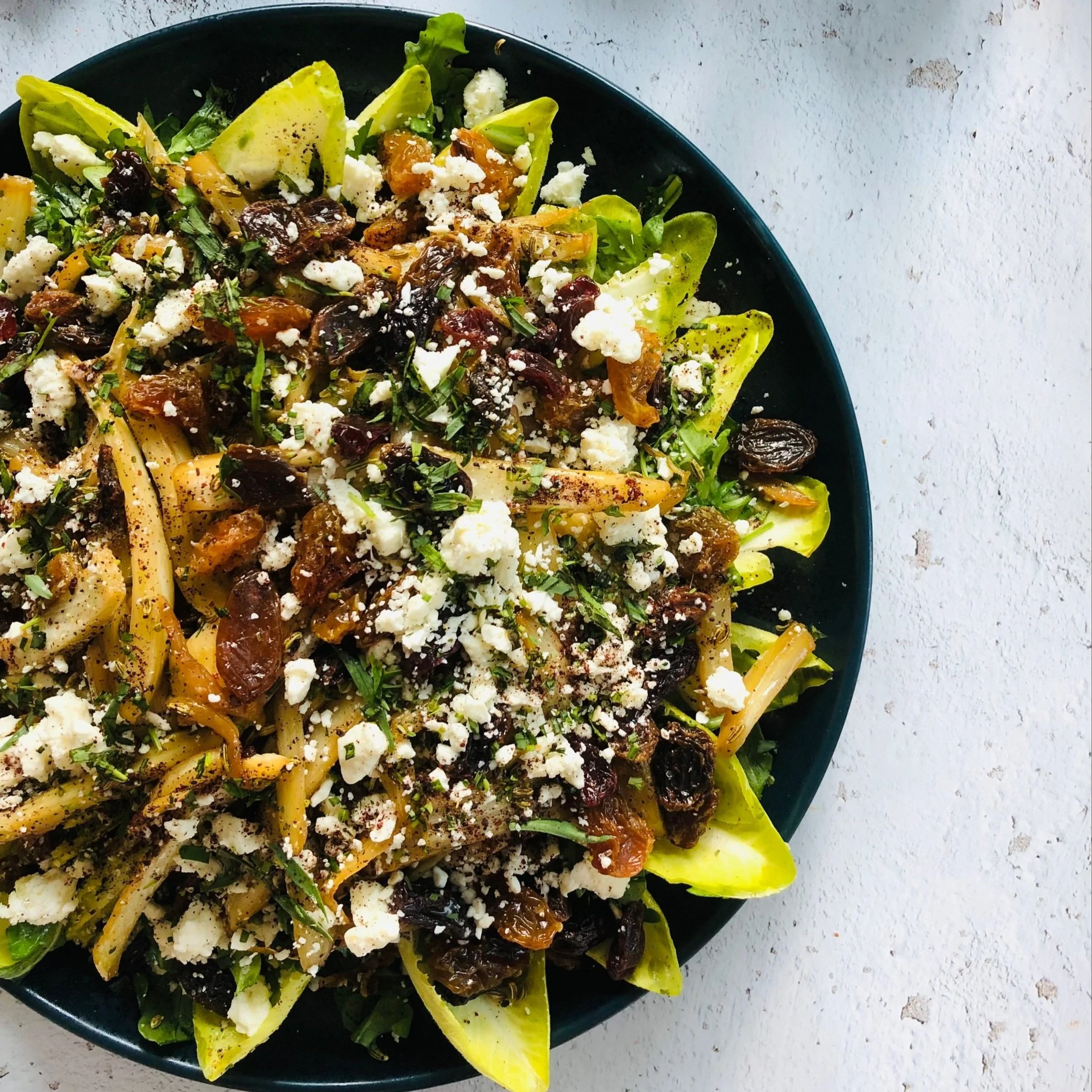 Braised Fennel, Chicory and Orange Blossom Salad — Umami From Scratch