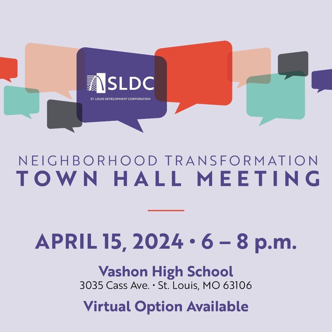 Curious about economic development in the Project Connect Neighborhoods? Join SLDC for a Neighborhood Transformation Town Hall Meeting on April 15 to learn more. Register at the link in bio to attend in-person or virtually.