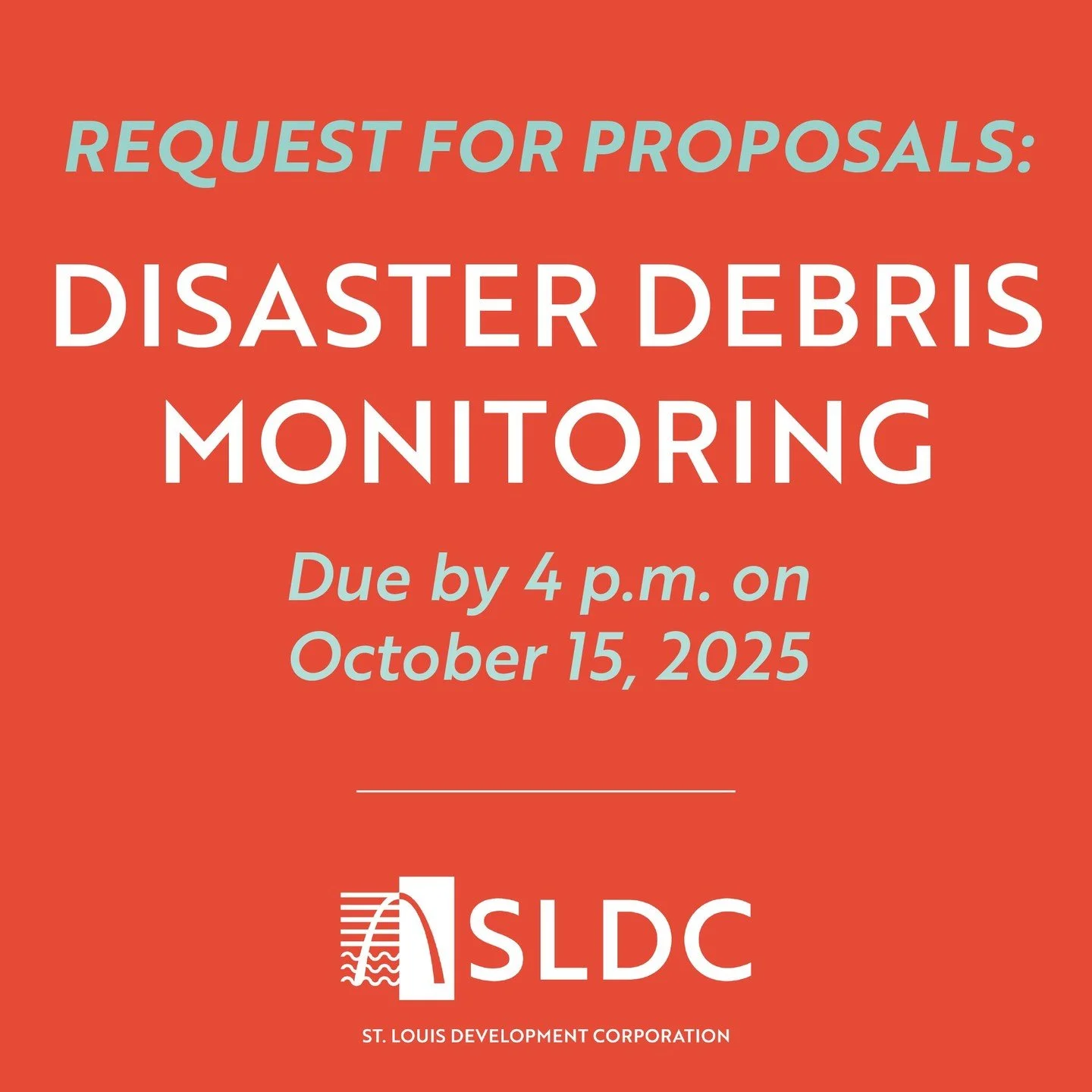 The City of St. Louis is seeking proposals for Disaster Debris Removal Monitoring Services to monitor the management, removal &amp; lawful disposal of construction &amp; demolition debris, vegetative debris &amp; hazardous household waste on both pub