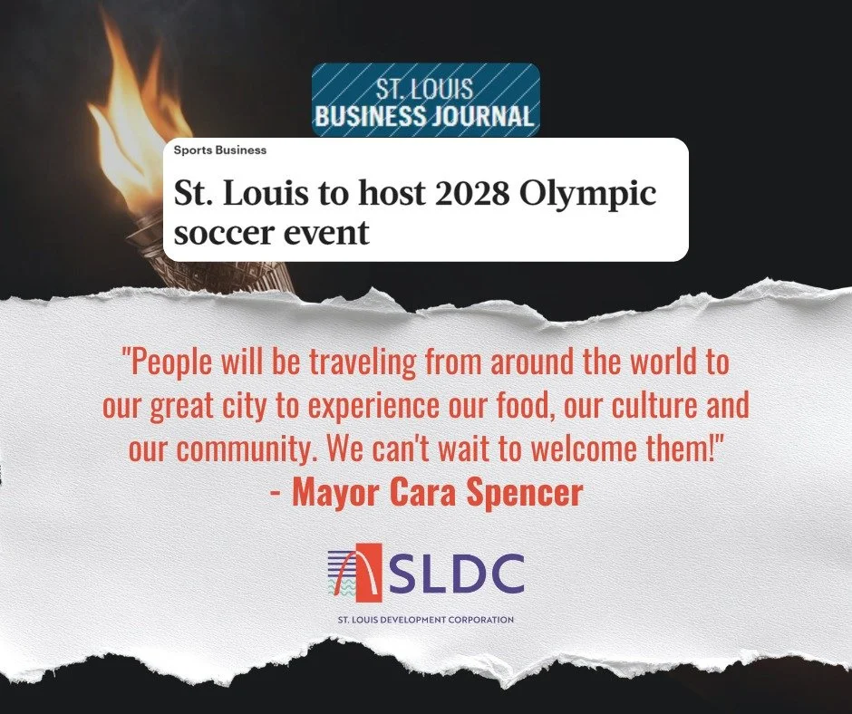 SLDC is excited to celebrate alongside the City of St. Louis following the announcement that St. Louis has been selected as one of seven U.S. cities to host Olympic soccer matches during the 2028 Los Angeles Games, including the Paralympic Games.

At