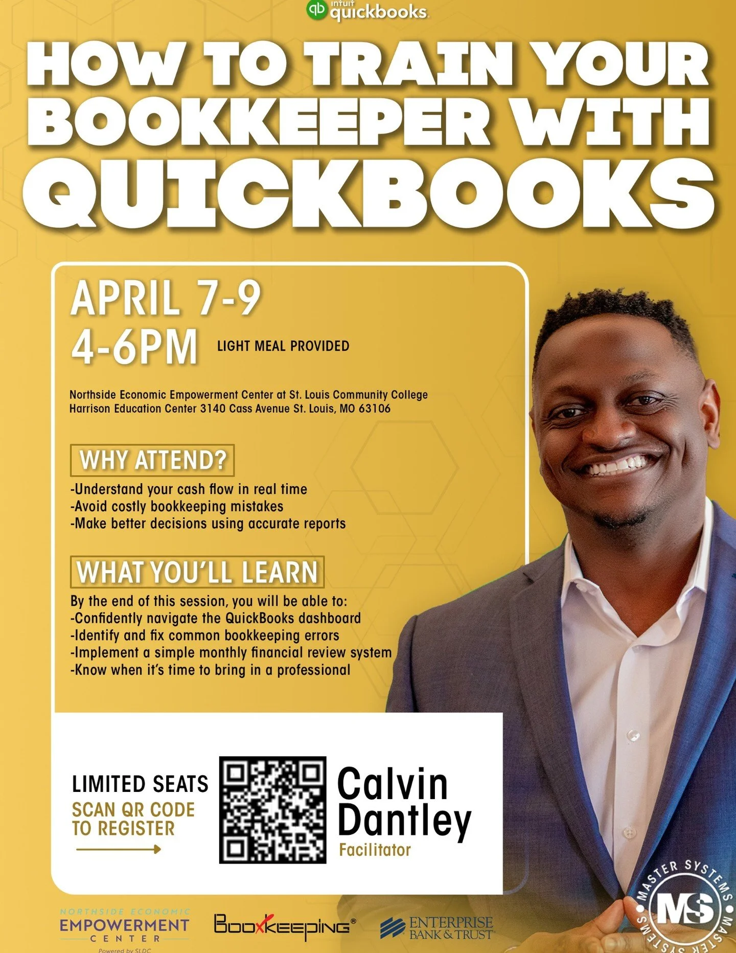 April is Financial Literacy Month, so join us at the #NEEC on April 7 , 8 or 9 for How to Train Your Bookkeeper with Quickbooks. The sessions will cover understanding your cash flow in real time, how to avoid costly bookkeeping mistakes &amp; make be