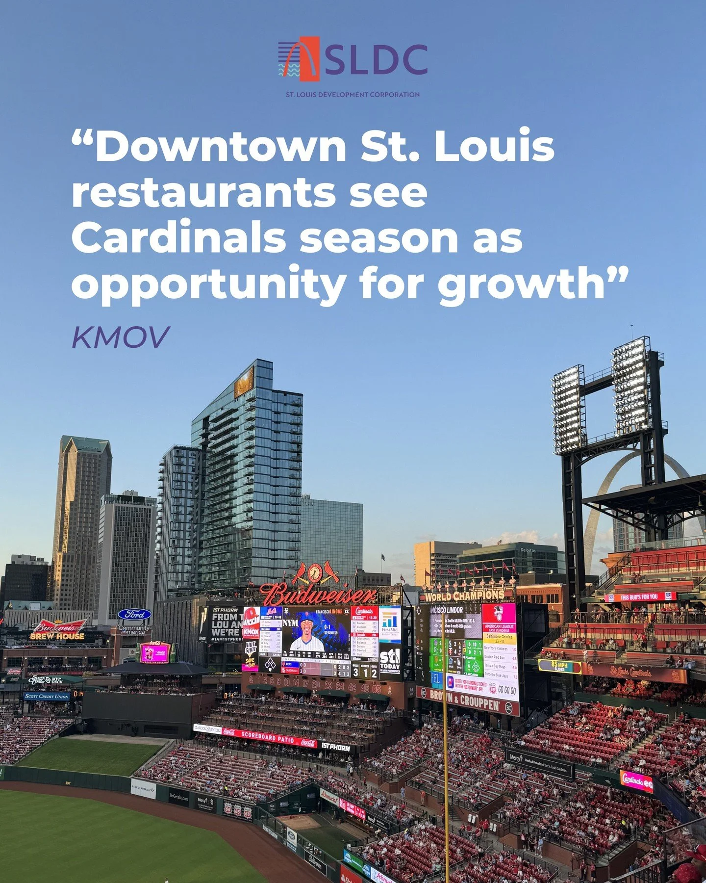Downtown St. Louis is stepping up to the plate this season. ⚾

As the St. Louis Cardinals bring fans back to the heart of the city, local restaurants are seeing new opportunities for growth and fresh energy on the streets. The Downtown Retail Incenti