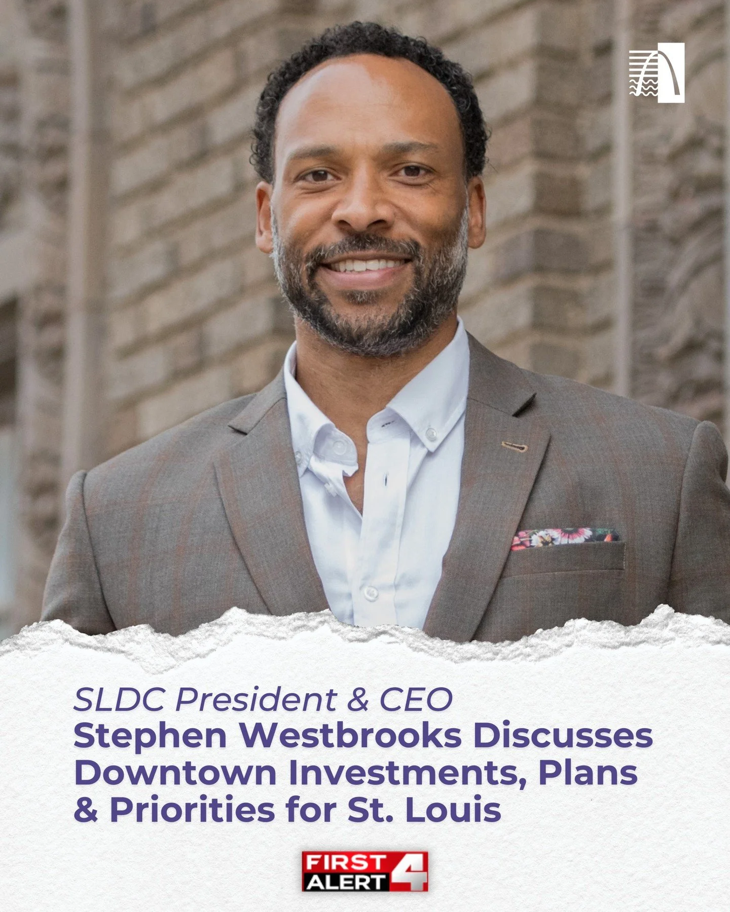 SLDC President and CEO Stephen Westbrooks has a vision for St. Louis focused on accountability and investment.

In a recent interview with @KMOVnews4's First Alert Forward, Stephen discussed priorities for downtown stabilization, attracting new resid