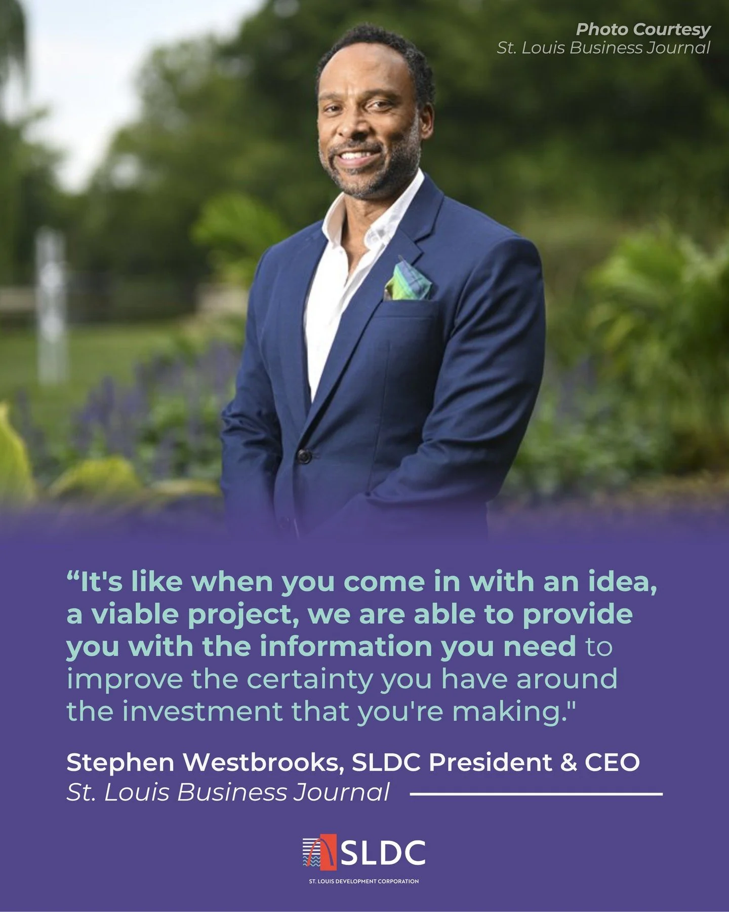 A predictable and transparent development process is essential to attracting projects that move St. Louis City forward.

In a recent interview with the St. Louis Business Journal, SLDC President and CEO Stephen Westbrooks discussed the importance of 