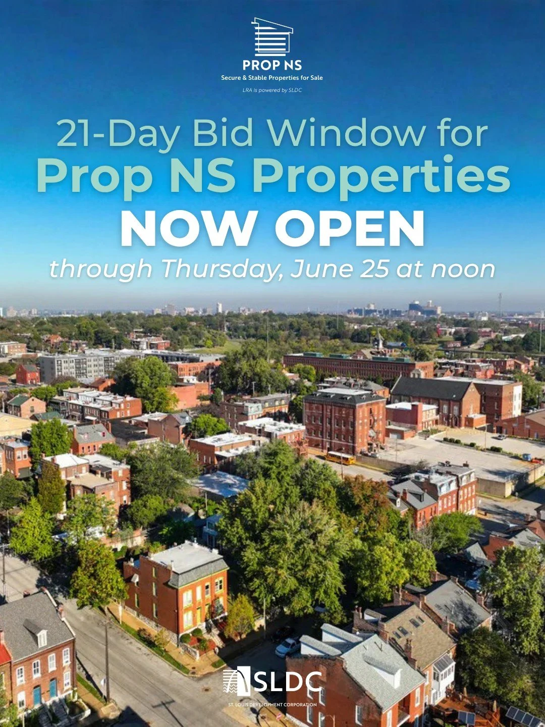 ⚠️ The next 21-day bid window for Prop NS properties is now open through Thursday, June 25 at noon.
 
Prop NS helps transform vacant residential properties into homes and neighborhood assets by stabilizing, securing and preparing buildings for redeve