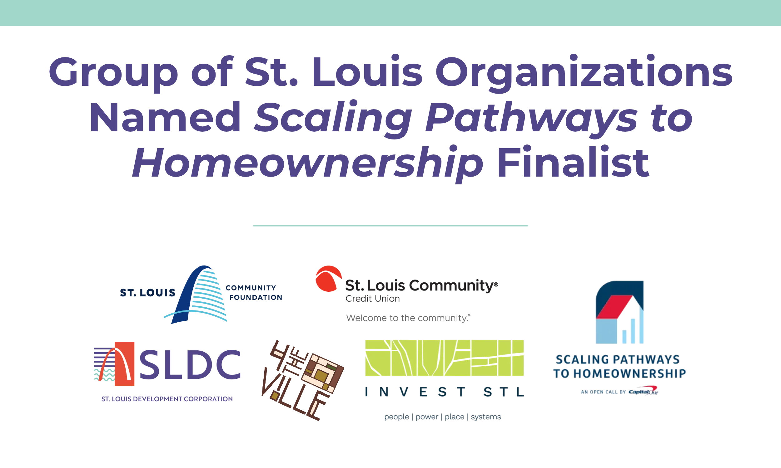 Group of St. Louis Organizations Named "Scaling Pathways to Homeownership" Finalist