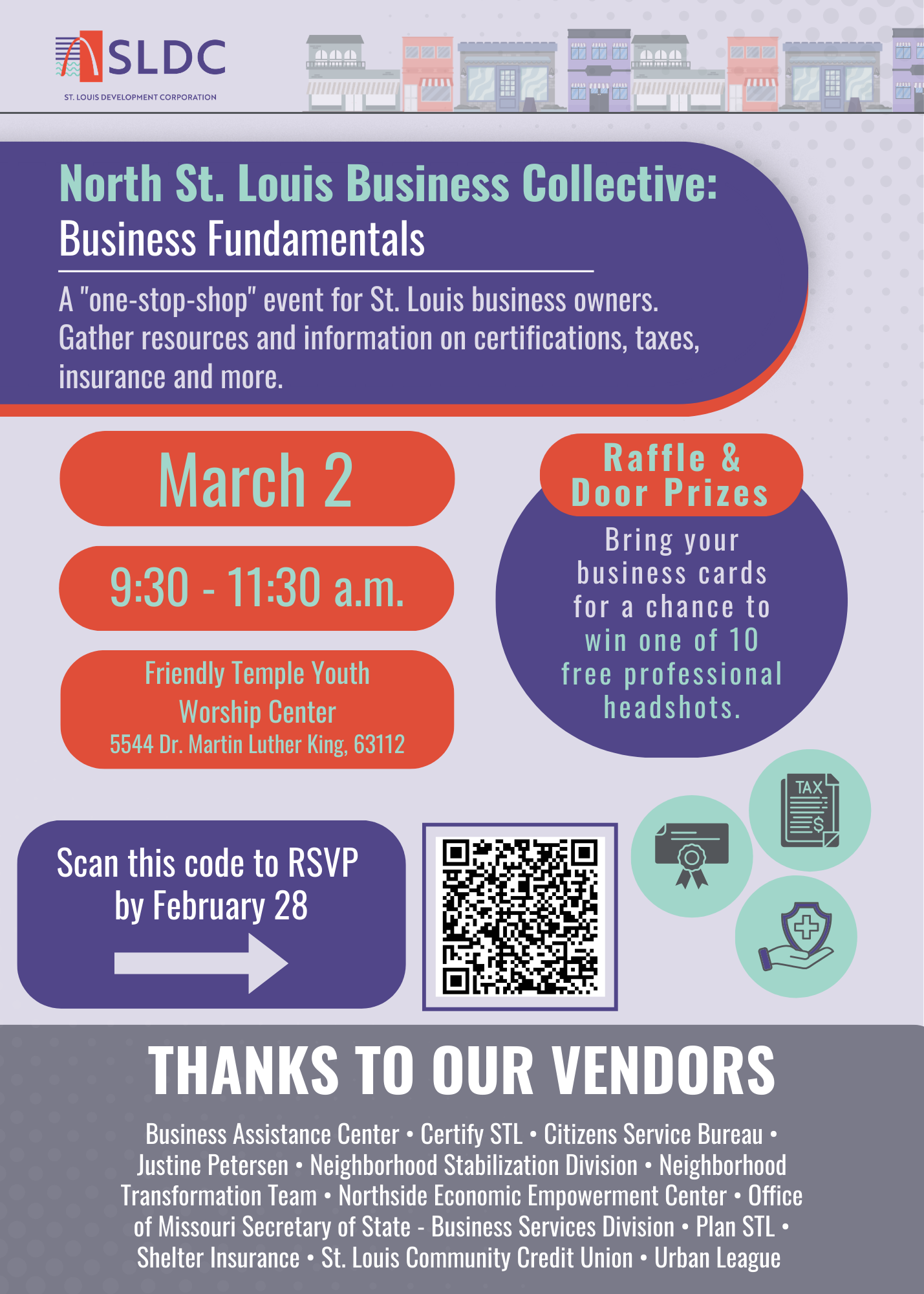 North St. Louis Business Collective, March 2 event flyer