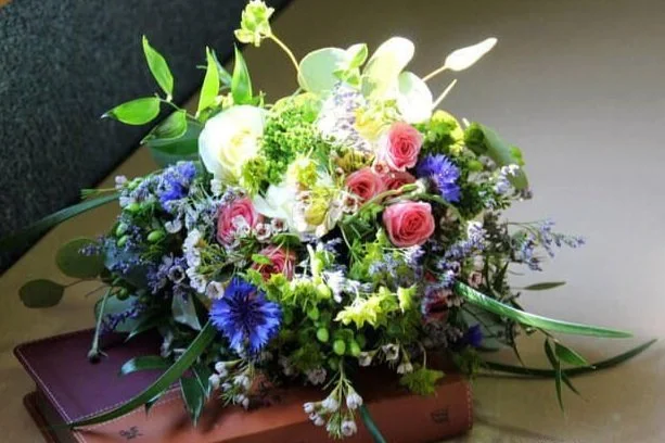 Wildflower wedding bouquet