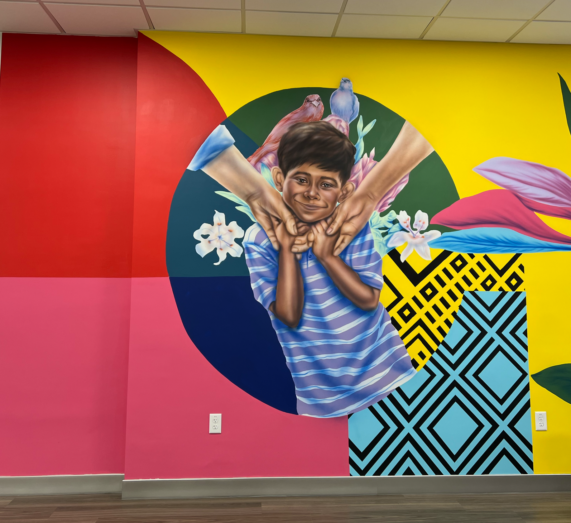 "Embrace of Unity"

Medium:
acrylic paint, airbrush.

Artwork for Sale:
No

Price:
N/A

Year Completed:
2024

Primary Discipline:
Mural

Art in Public Places:
Yes

Location:
West Okland  Park, Lauderdale Lakes

Public Art Program:
Resource Center