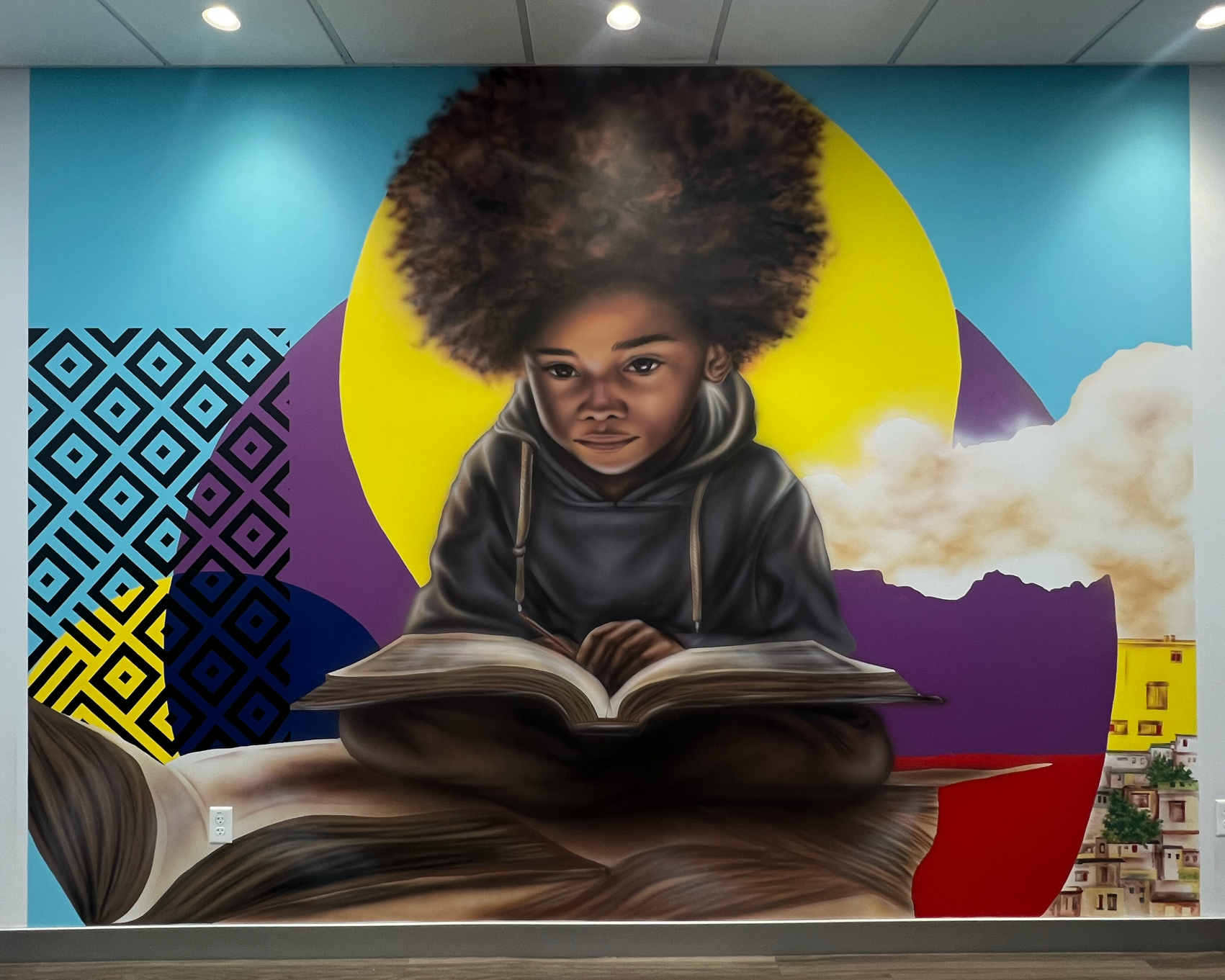 "Empowering Minds"

Medium:
acrylic paint, airbrush.

Artwork for Sale:
No

Price:
N/A

Year Completed:
2024

Primary Discipline:
Mural

Art in Public Places:
Yes

Location:
West Okland Park,Lauderdale Lakes

Public Art Program:
Resource Center .
