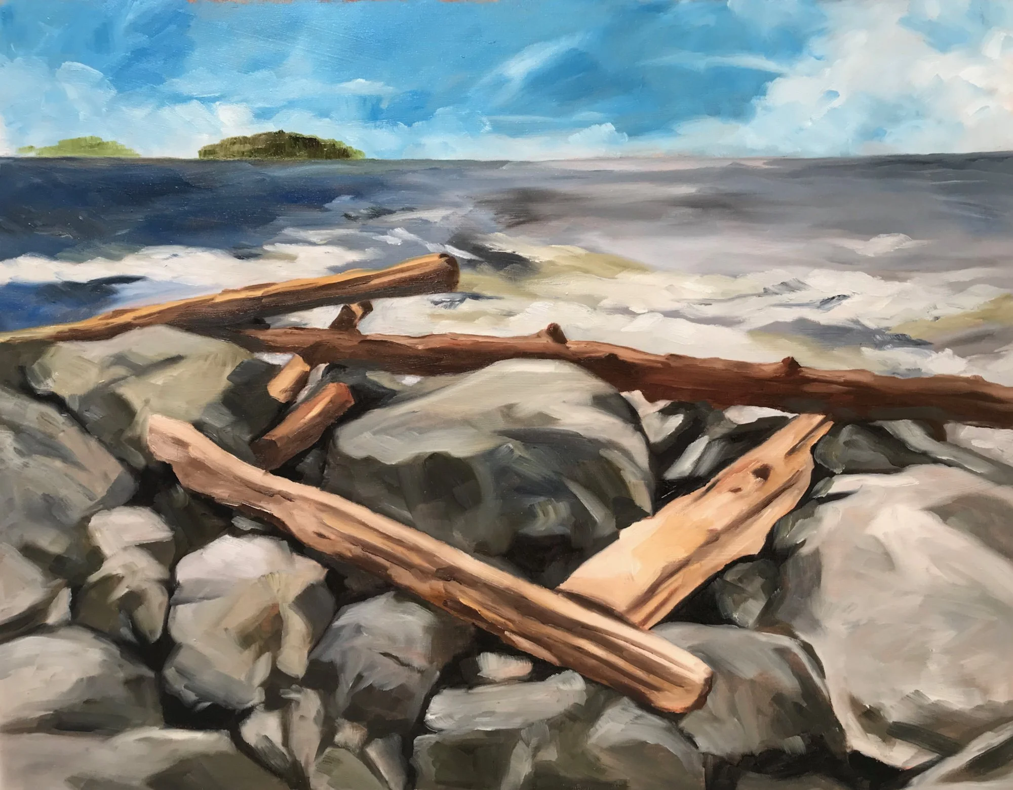 Secret Beach Log Quartet