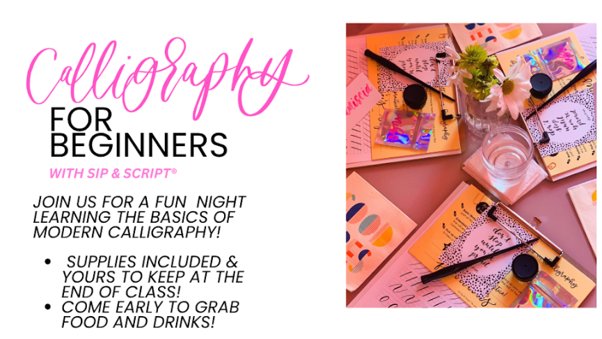 Sip & Script: Modern Calligraphy for Beginners