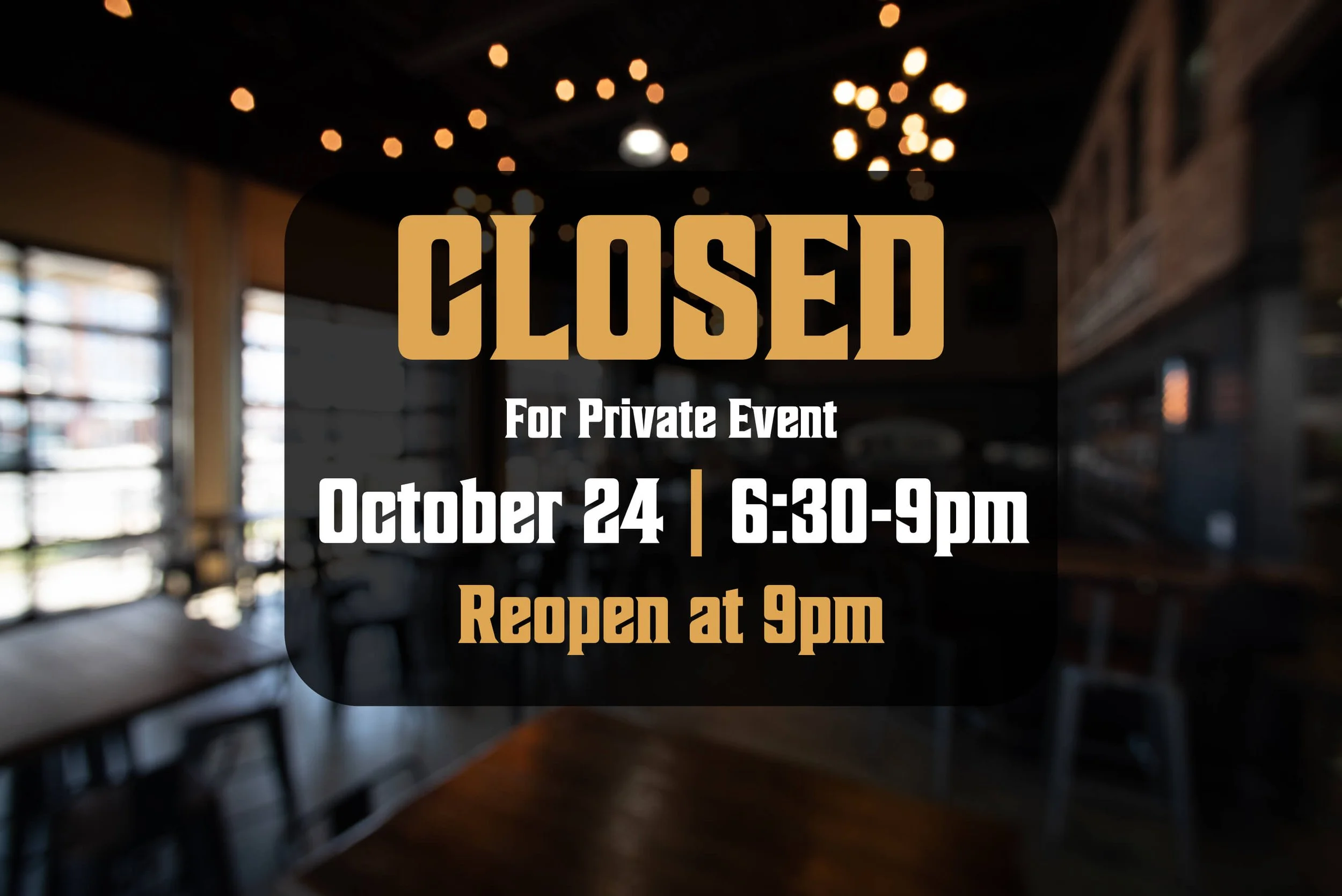 Private Event