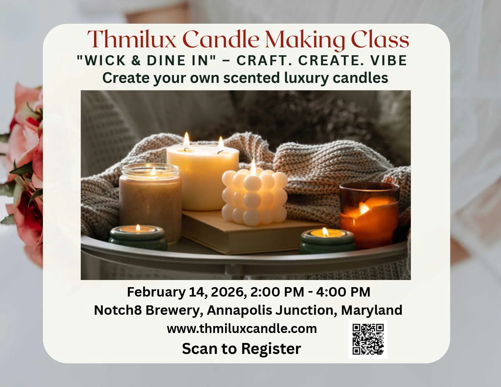 Thmilux Candle Making Class