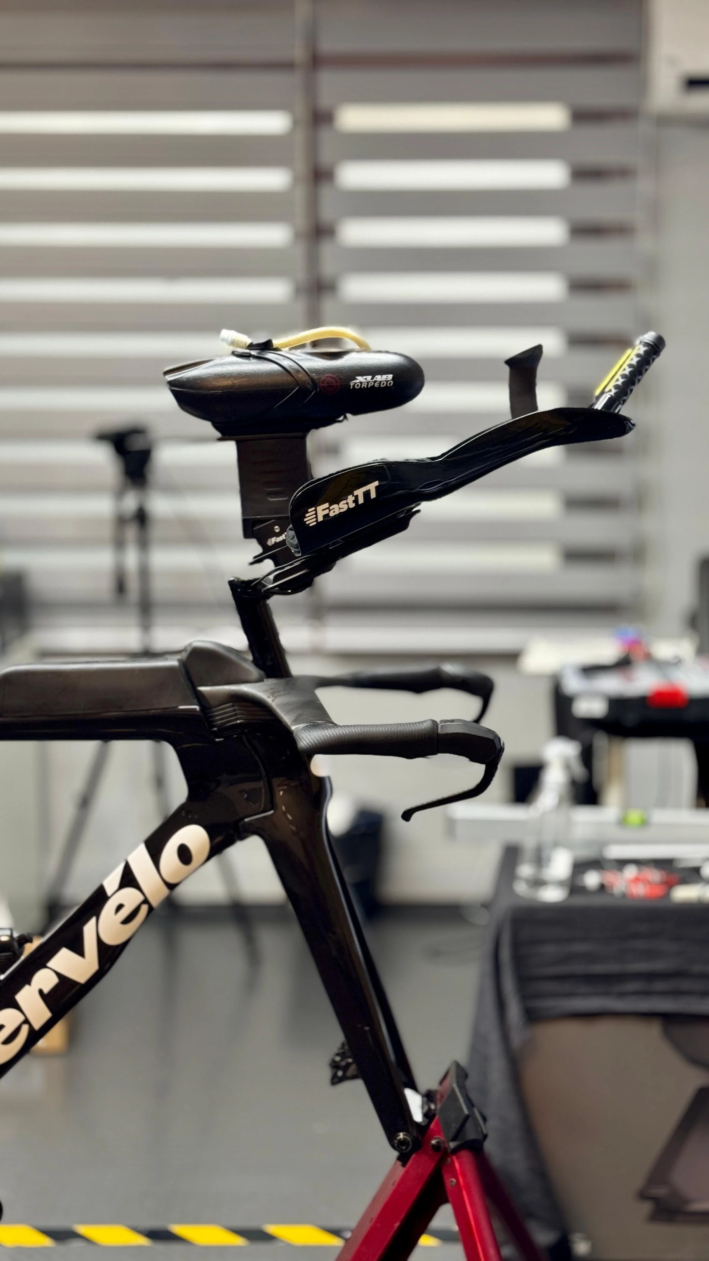 Cervelo P5 Fast TT with single bottle BTA setup