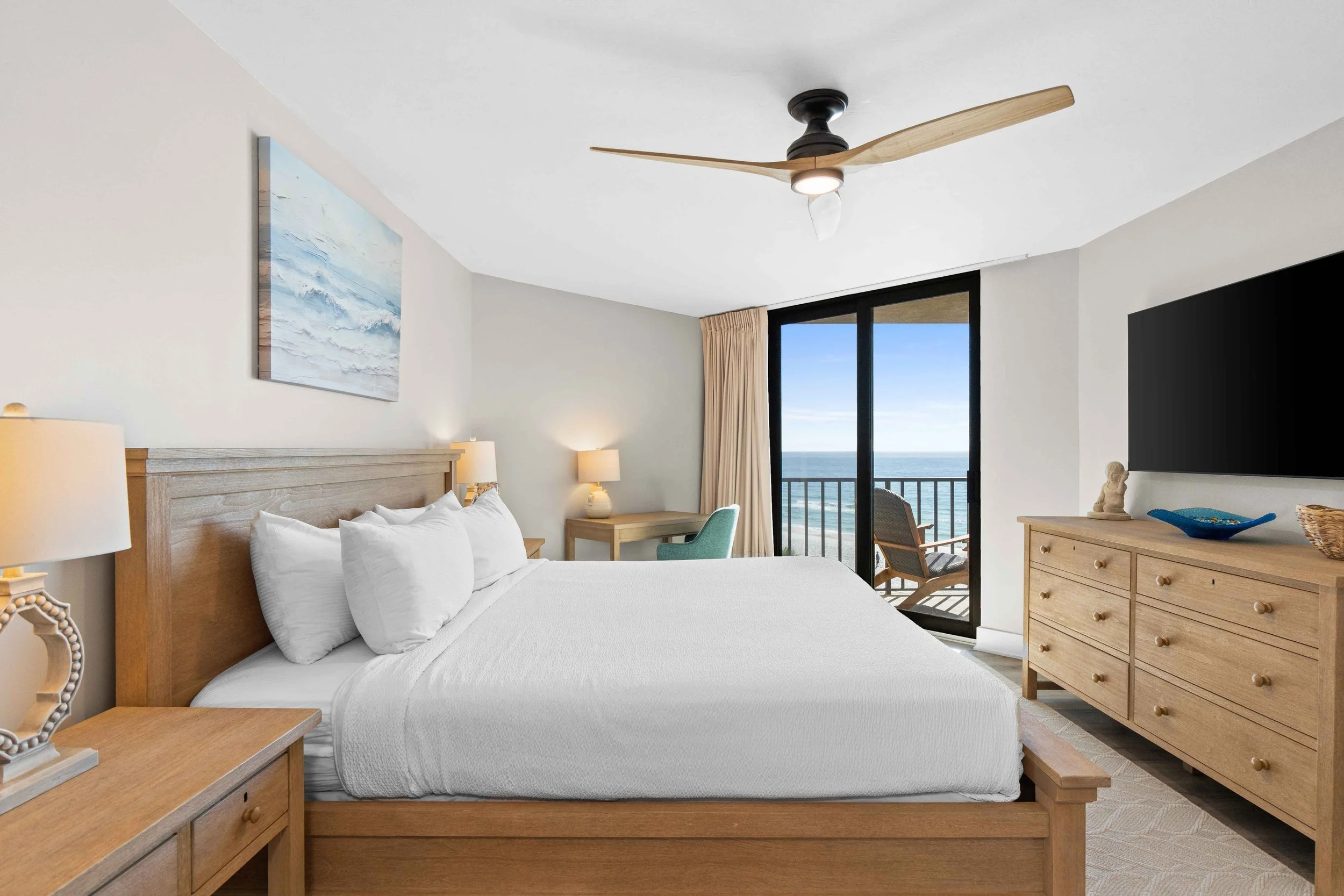 Condo photography in Panama City beach with beautiful ocean views 
