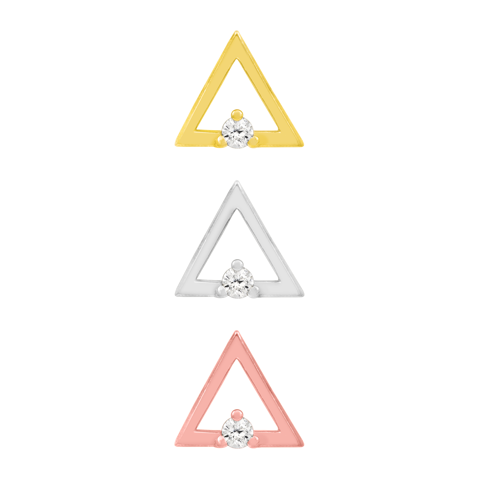 Gold Triangle With CZ Stone.png