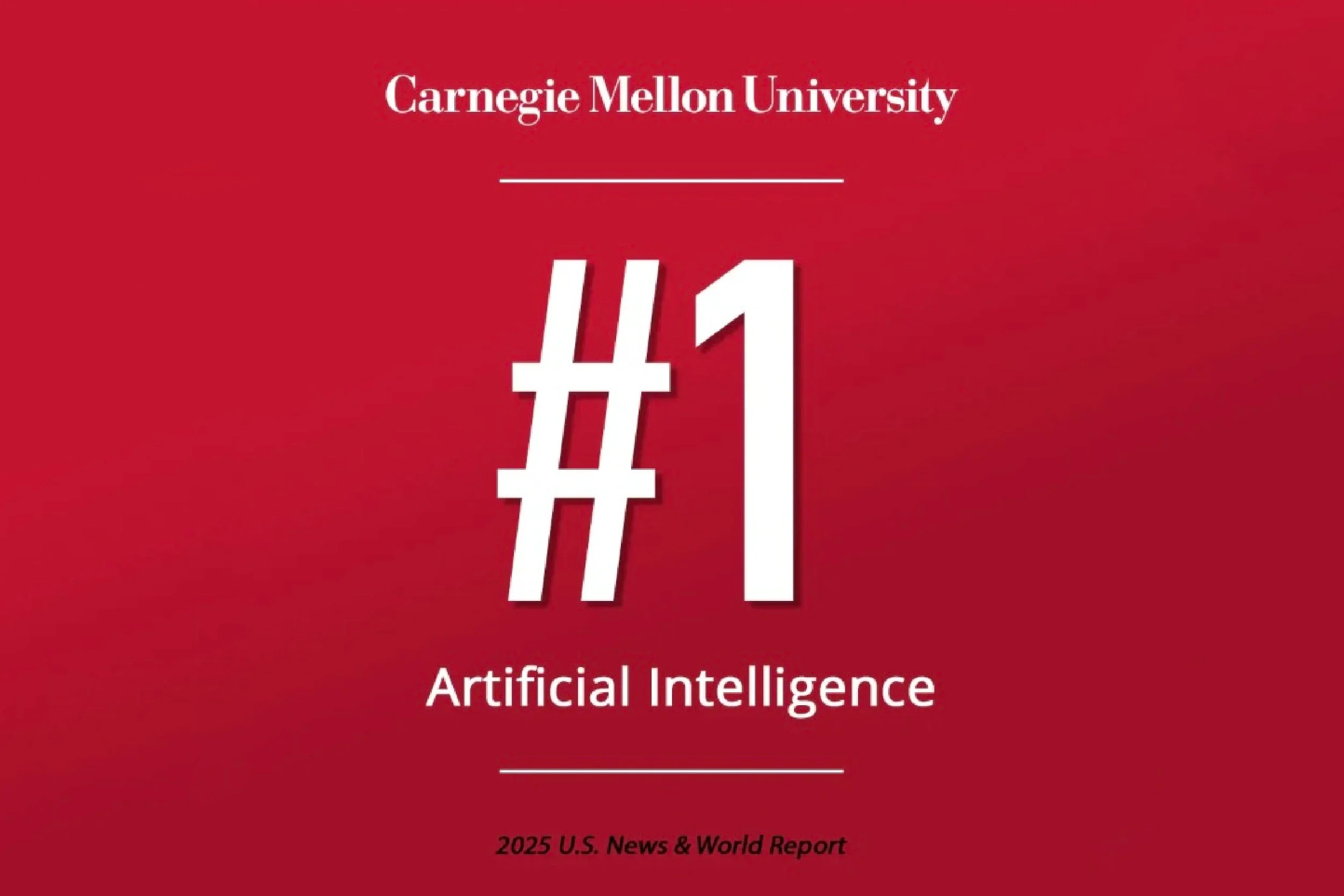 Carnegie Mellon Ranked #1 for AI