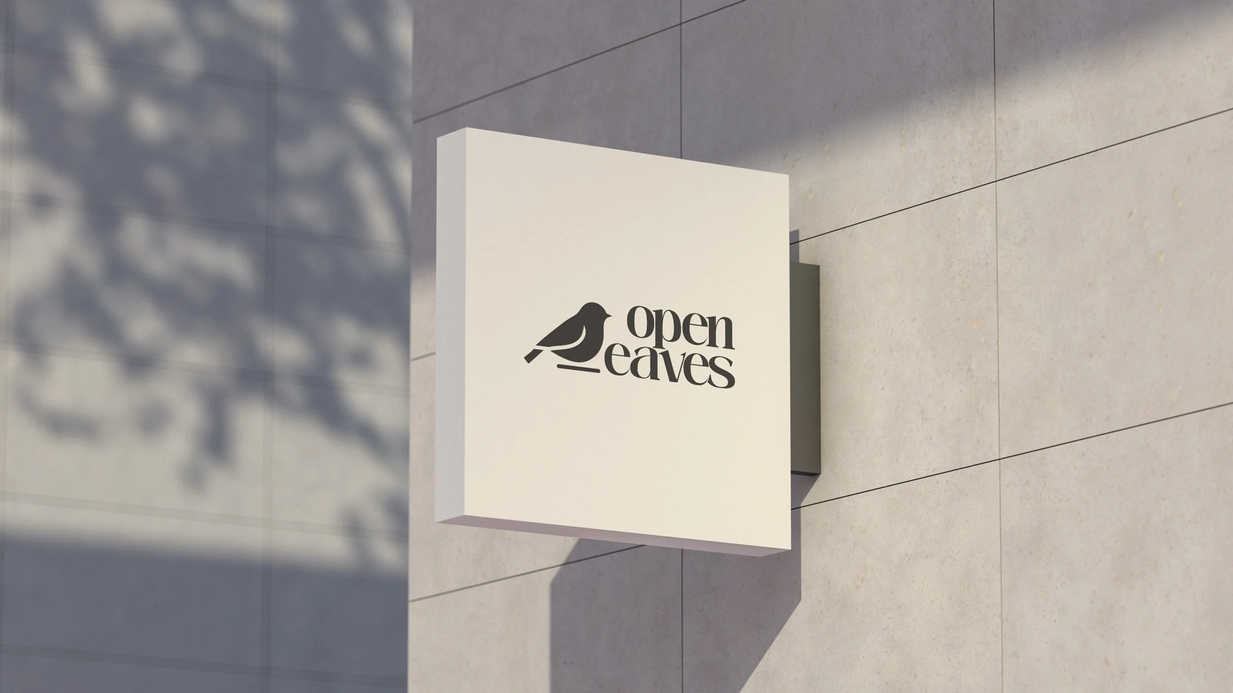 Logo Design for Open Eaves Health and Wellness in Collingwood Ontario