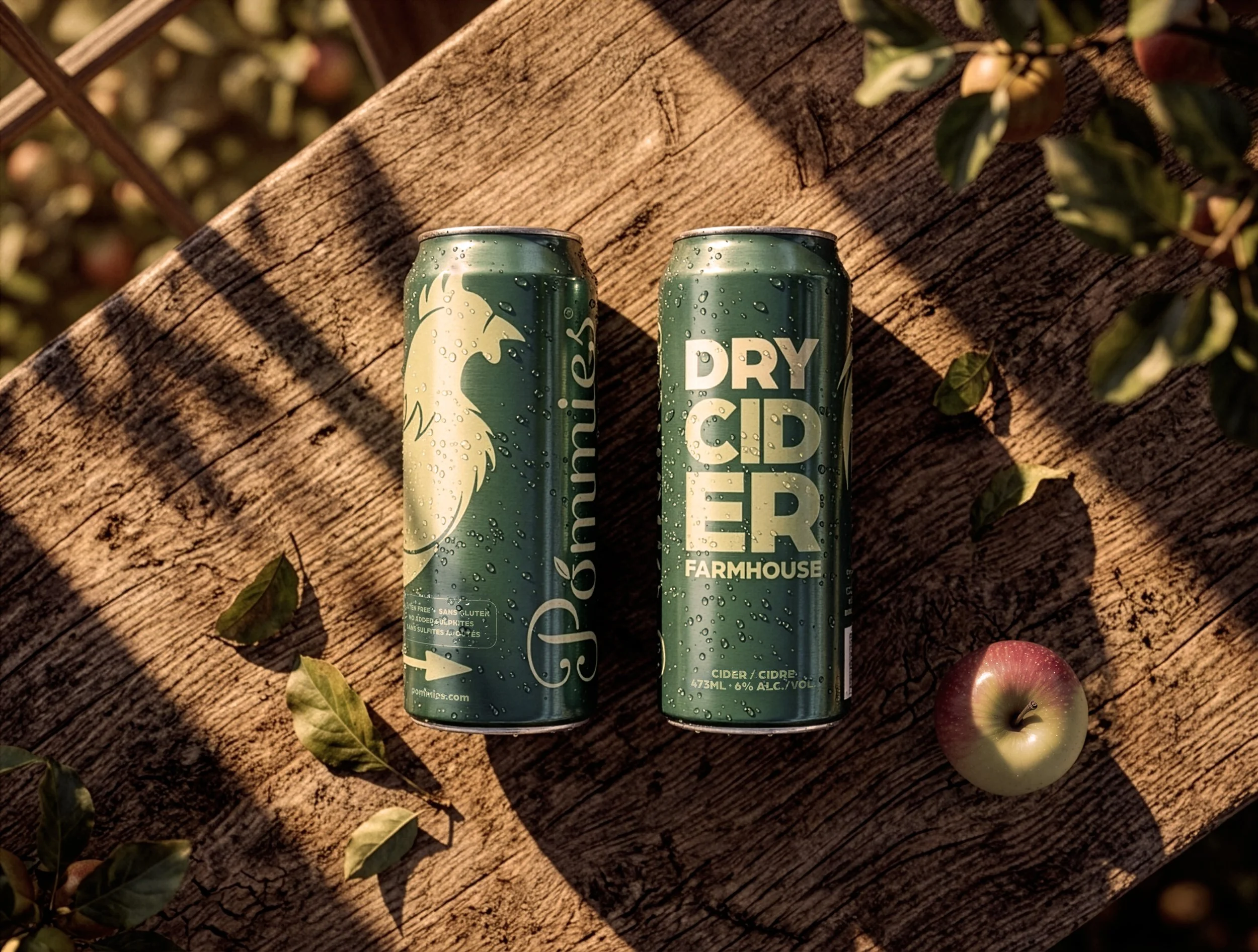 Creative Ad Design for Pommies Cider