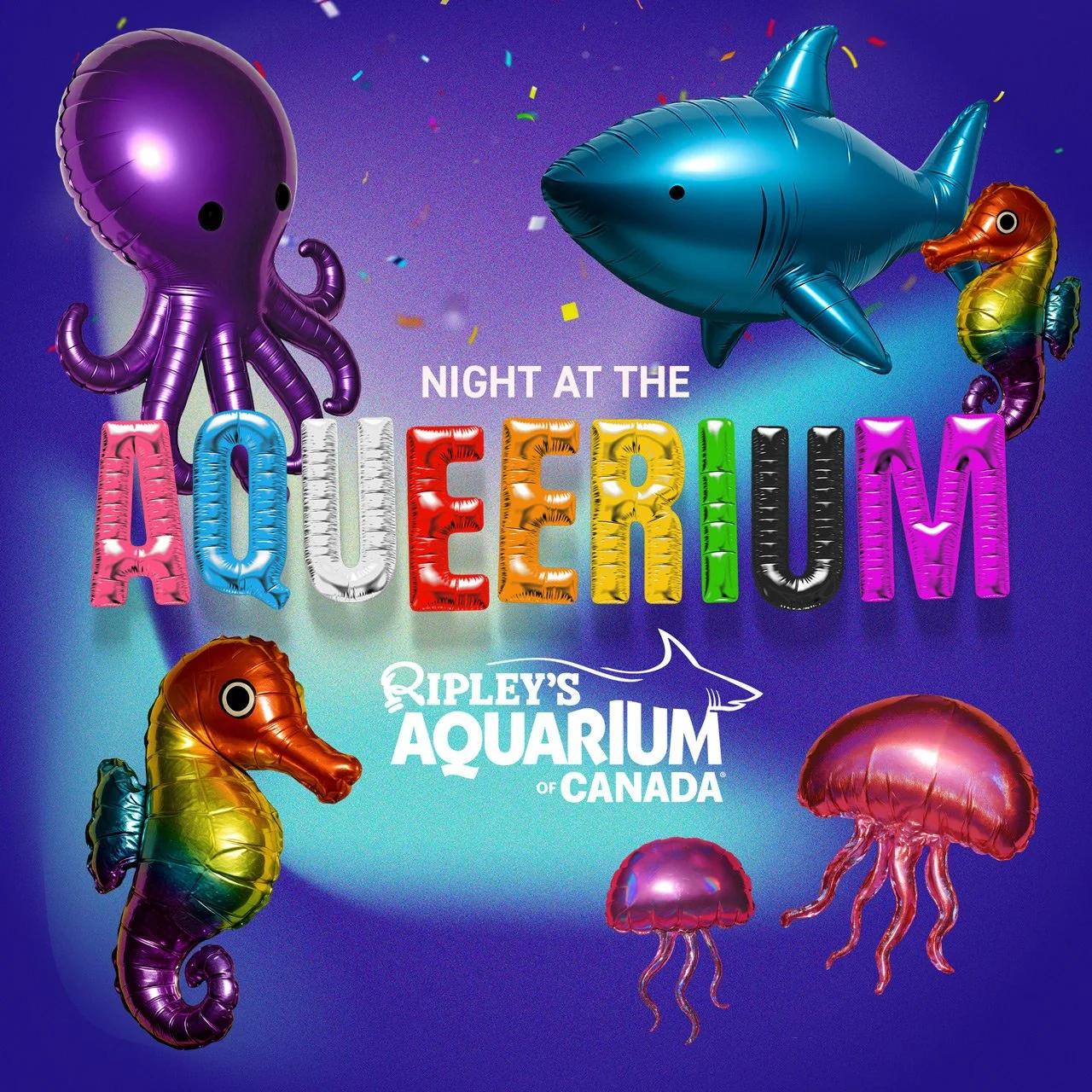 Ripleys Aquarium of Canada Digital Promo for the annual PRIDE event - Few Blocks North Inc. Collingwood Ontario