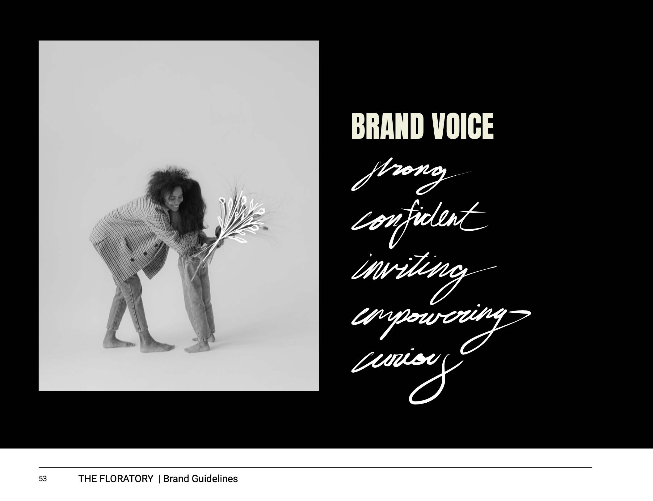  brand voice from the floratory’s brand guidelines from vetter design co 